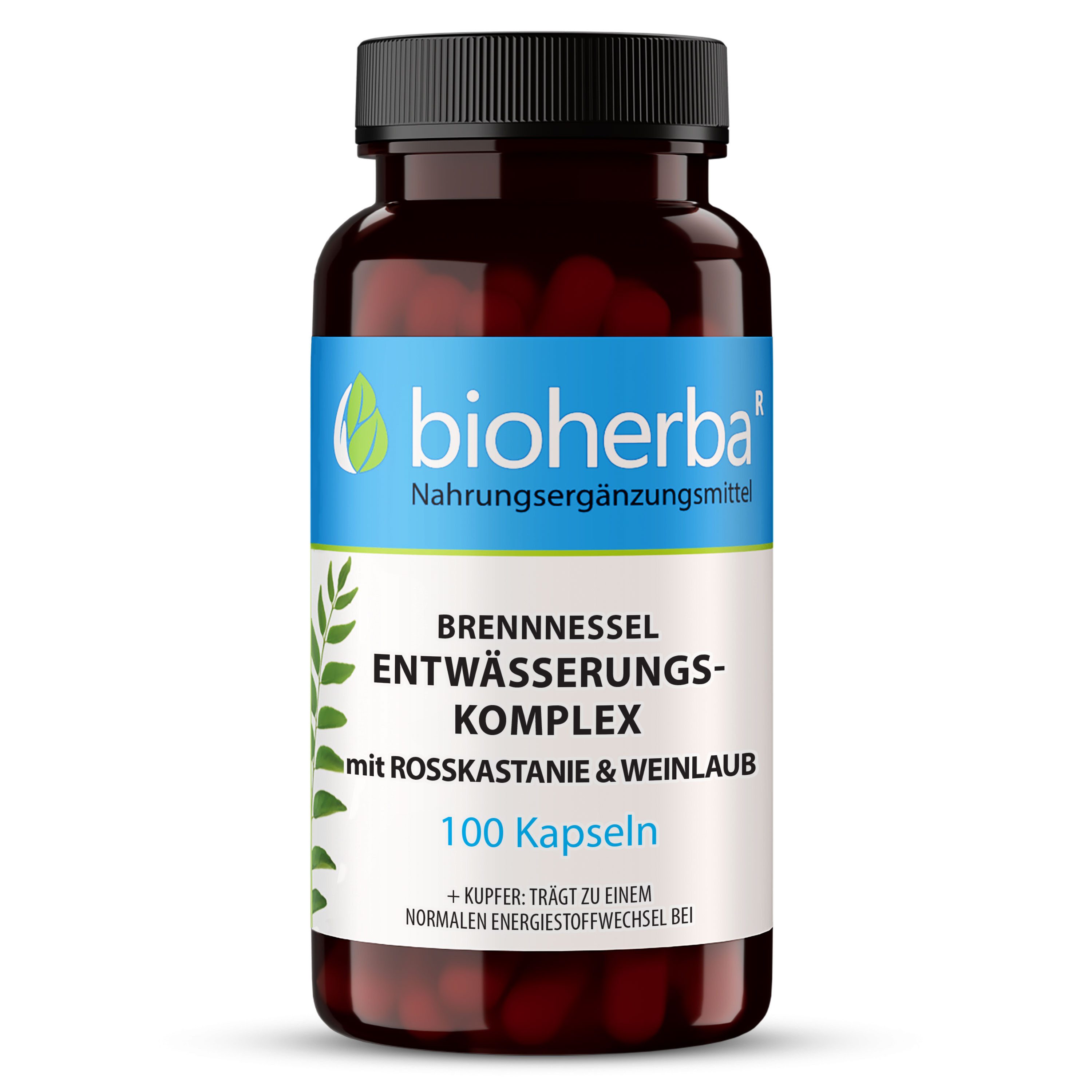 BIOHERBA R Bioherba Brennnessel Entwässerungs-Komplex 100 Kapseln Kapseln, 41,13 g