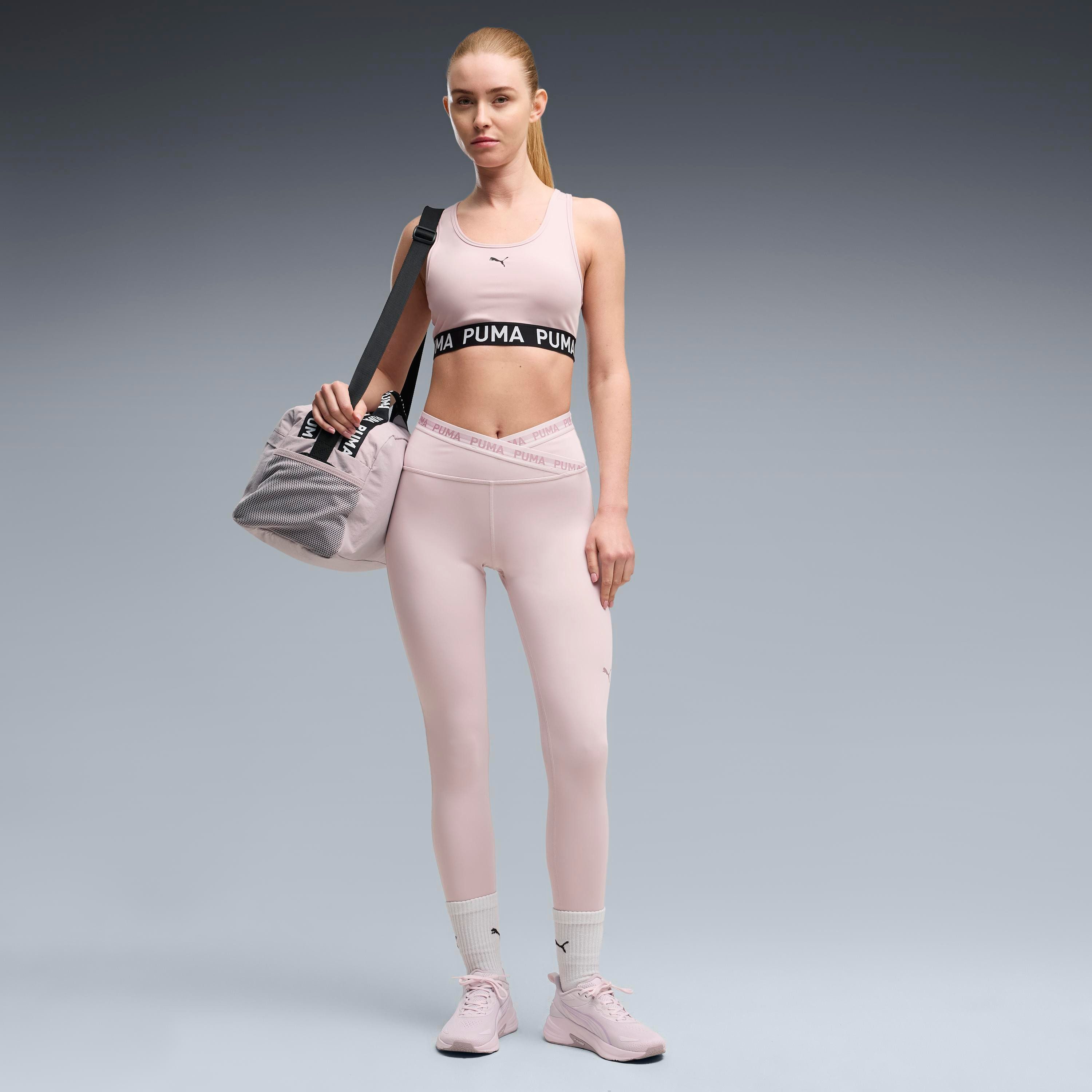 PUMA Sport-BH 4KEEPS STRONG BRA - MID mittelstarker Halt, für Training, Racerback-Träger – Bild 3 von 5
