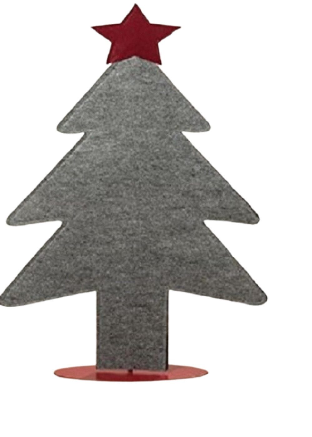 BOLTZE GRUPPE GmbH Dekobaum Dekoaufsteller Pino Weihnachtsbaum Polyester H.90 cm grau