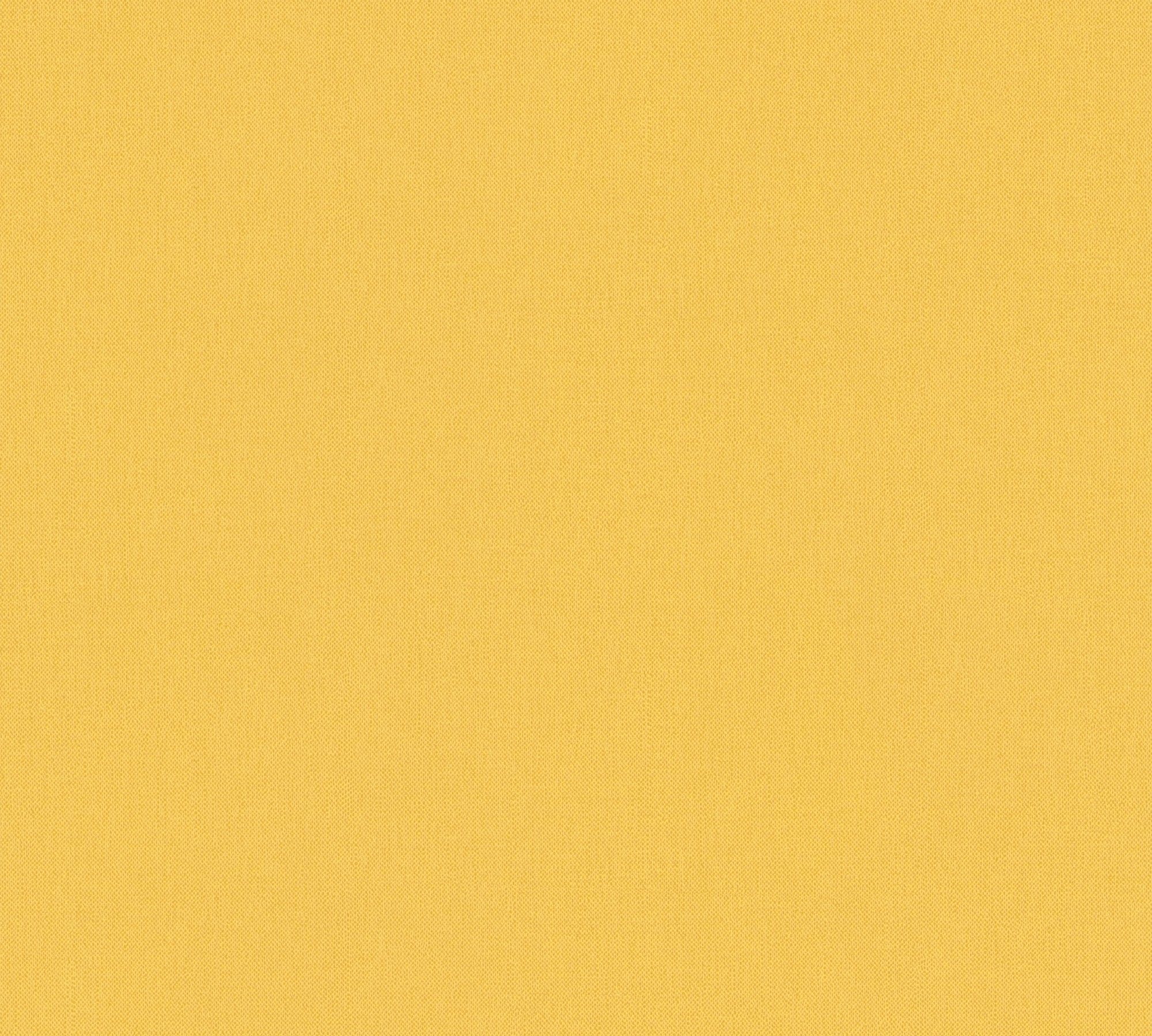 Architects Paper Vliestapete Floral Impression, glatt, einfarbig, unifarben, Uni Tapete einfarbig gelb