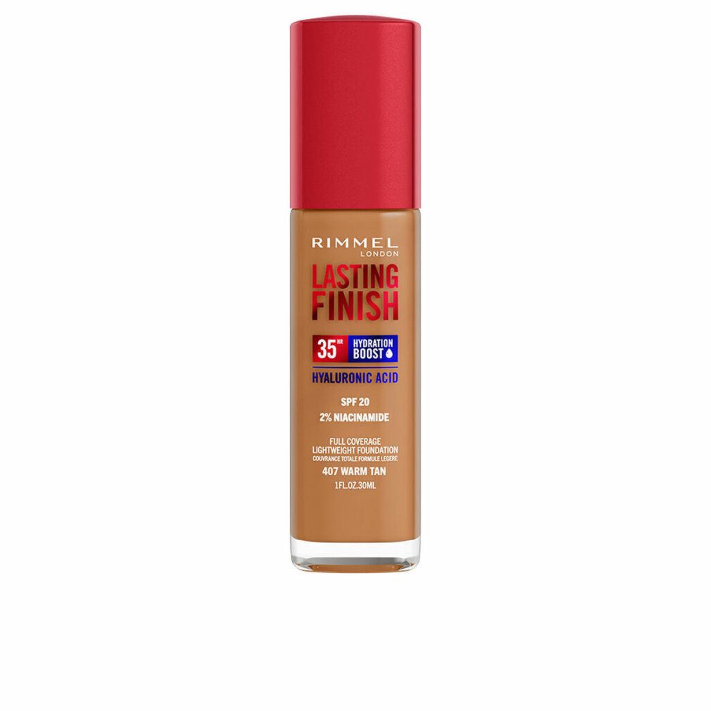 Rimmel London Make-up Lasting Finish Hydration Boost Spf20 407-Warm Tan 30ml