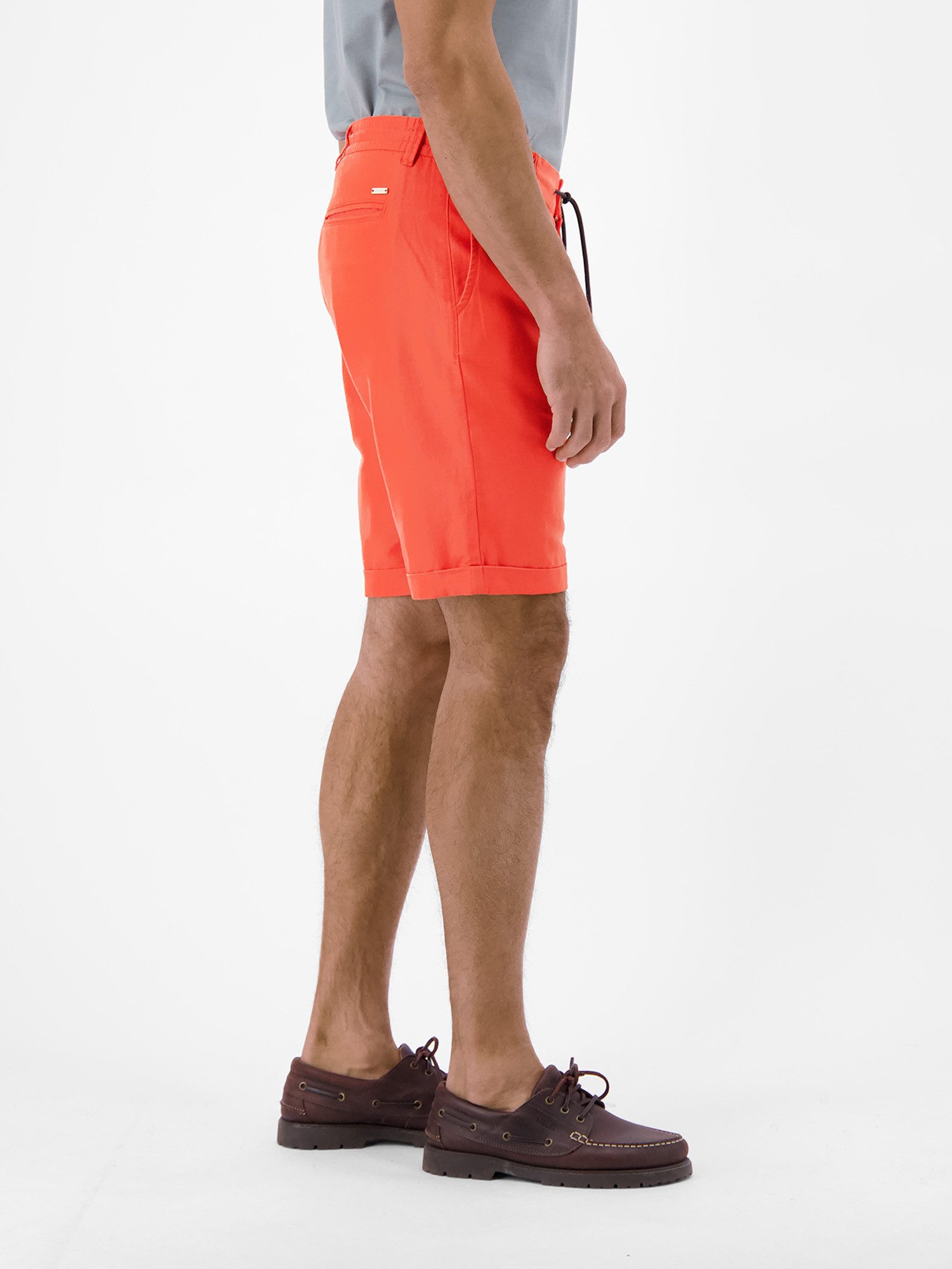LERROS Chinoshorts Chino-Shorts aus Baumwoll-Leinen-Mischgewebe Chino Hose Herren kurz, Tunnelzugbund und Gürtelschlaufen, 4 Taschen