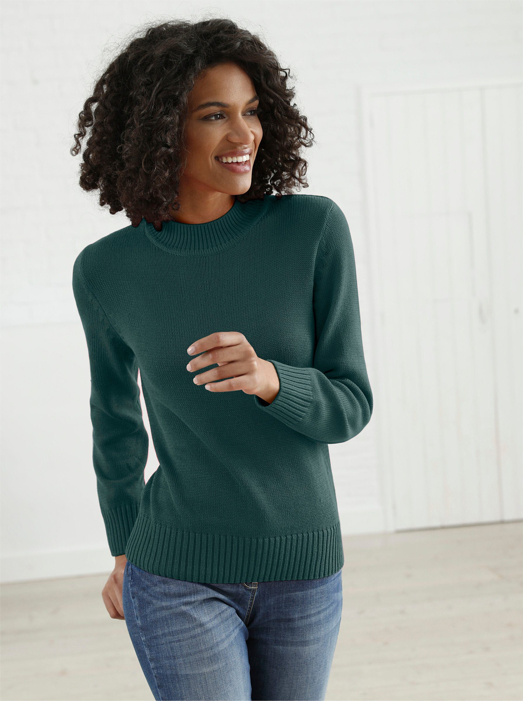 an! tanne Strickpullover Sieh