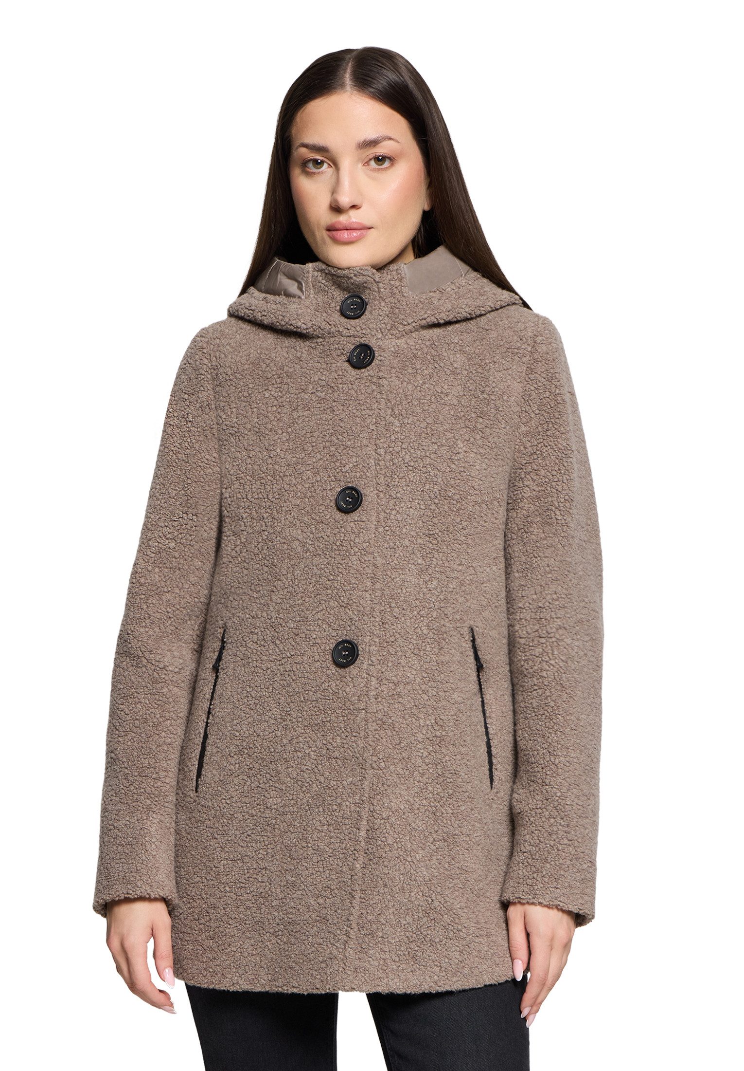 Gil Bret Wolljacke Damen Wolljacke mit Kapuze