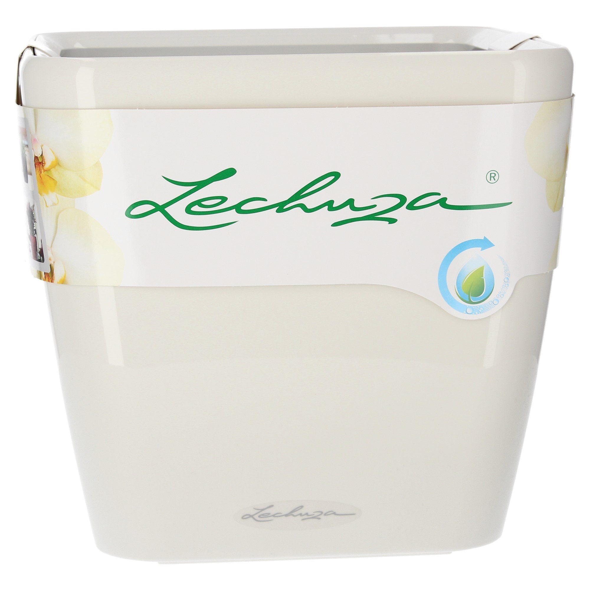 Lechuza® Pflanzkübel Lechuza Blumentopf groß Quadro LS 28 weiß