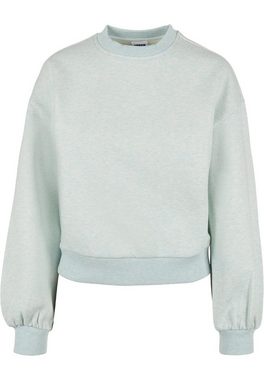 URBAN CLASSICS Sweatshirt Damen Ladies Oversized Color Melange Crewneck (1-tlg)