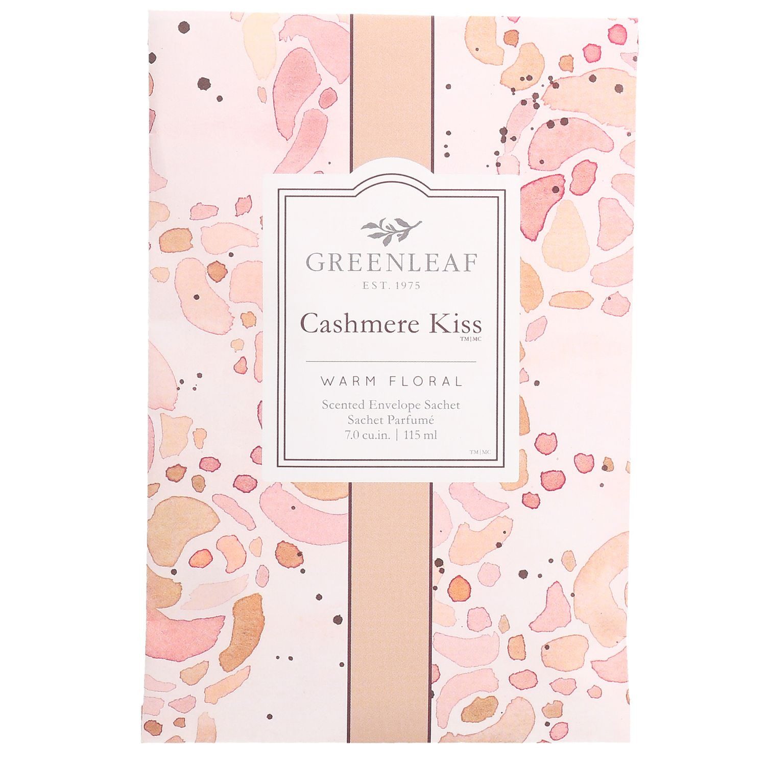 Greenleaf Anti-Geruchs-Säckchen Cashmere Kiss (1-St), Duft Sachets aus parfümierter Tonerde 115 ml