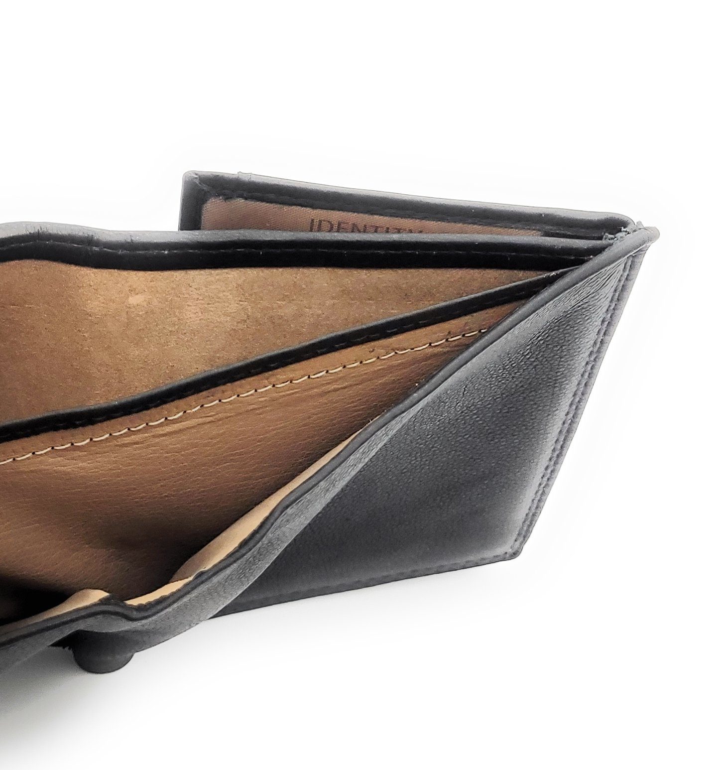 McLean Geldbörse echt Leder mit Portemonnaie echtem KFZ Doppelnaht Velourleder, Papiere, großem für außen, aus Scheinfächer RFID Ausweisfach Schutz