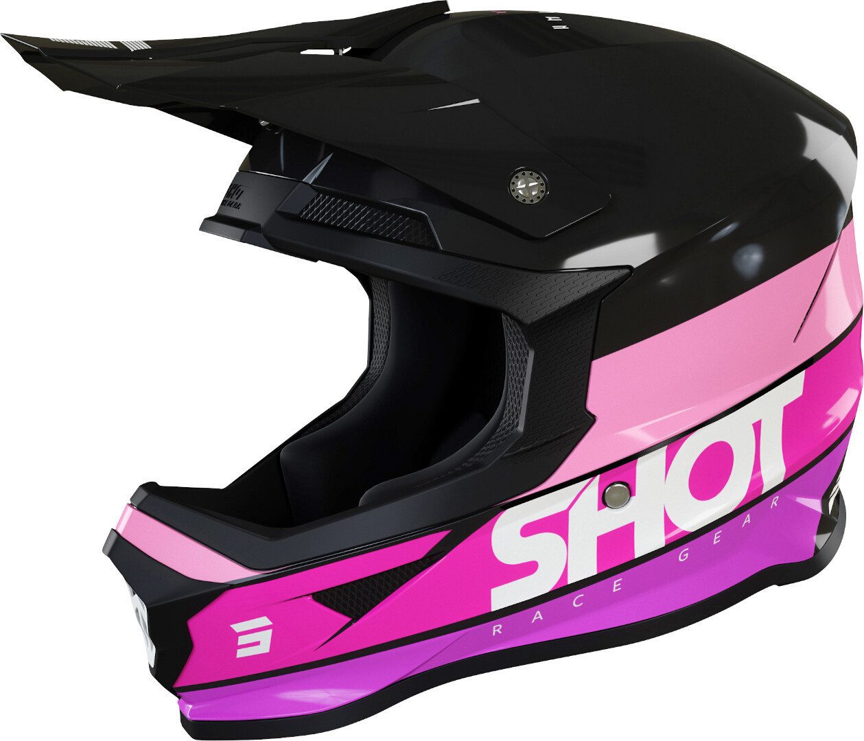 schwarz/pink