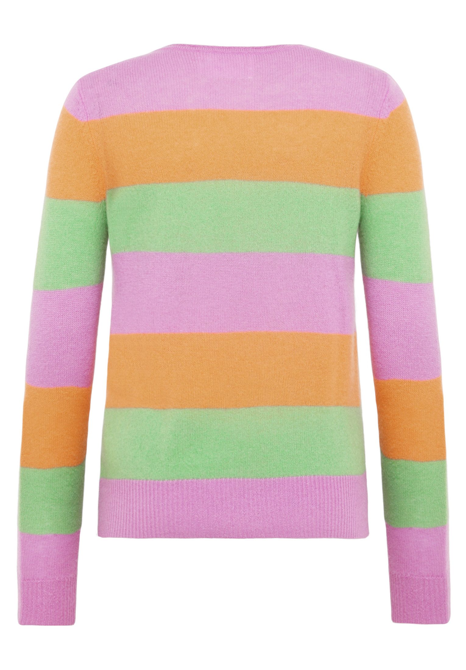 Cartoon Strickpullover Damen mit Rundhalsausschnitt (1-tlg)
