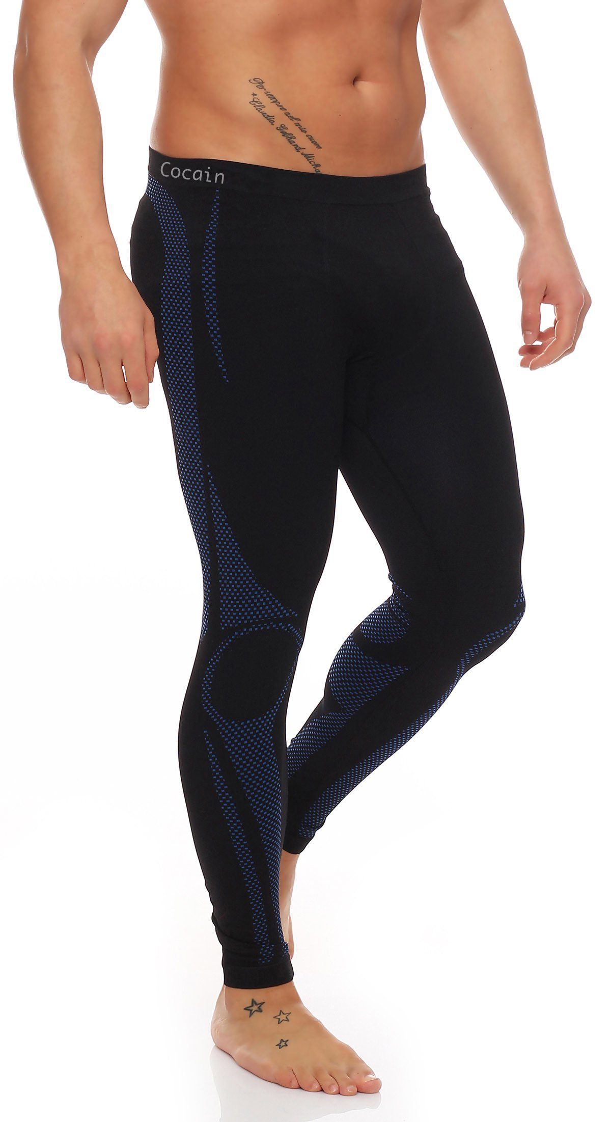 Cocain underwear Lange Unterhose Herren Thermo Unterwäsche Unterhose lang langes Unterhemd Ski Motorrad (Set, Spar-Packung, 2-St., Mehrfachpackung) hochfunktionelle Membrantechnologie
