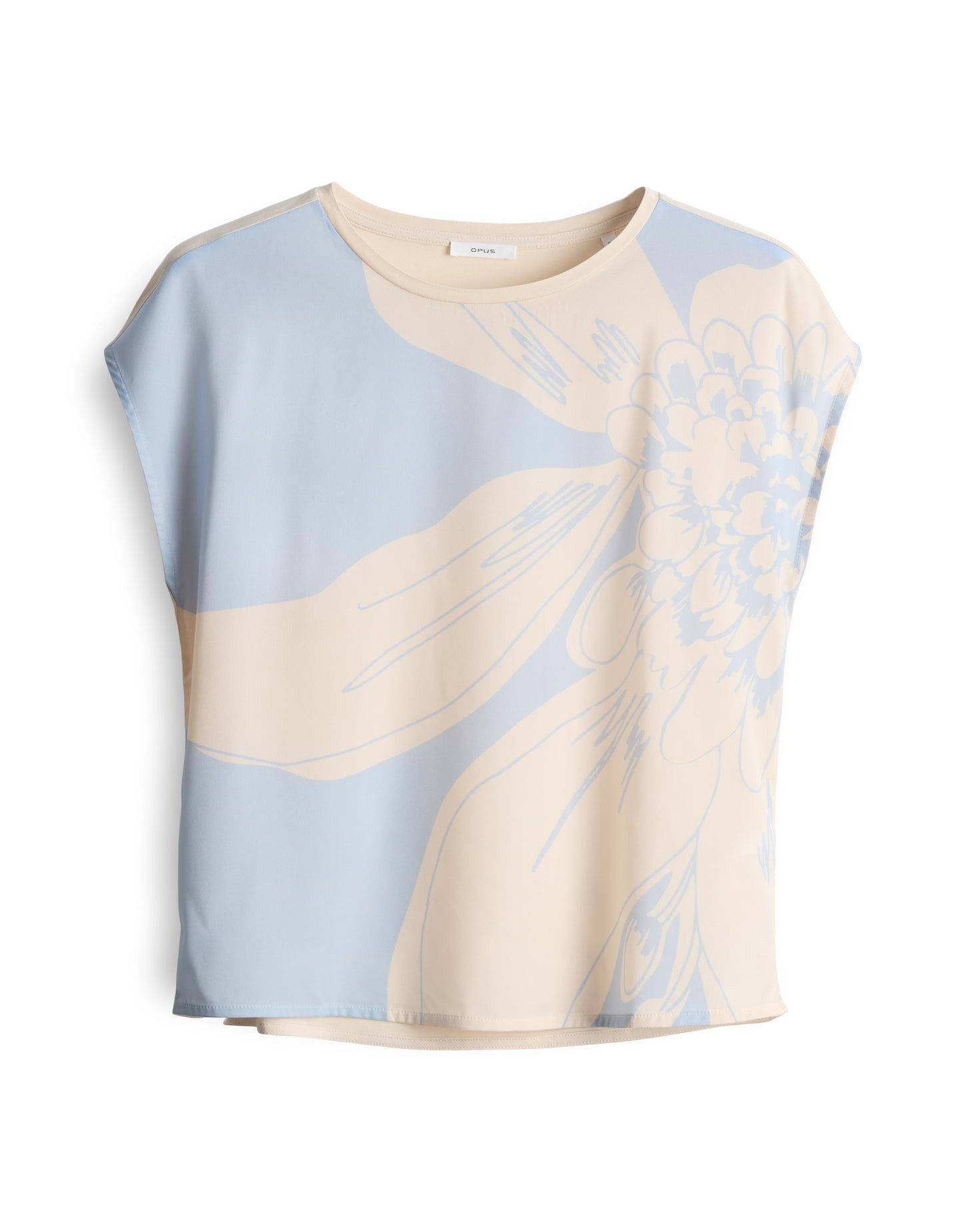 OPUS Print-Shirt SAMELIE PRINT Regular mit floraler Artwork günstig online kaufen