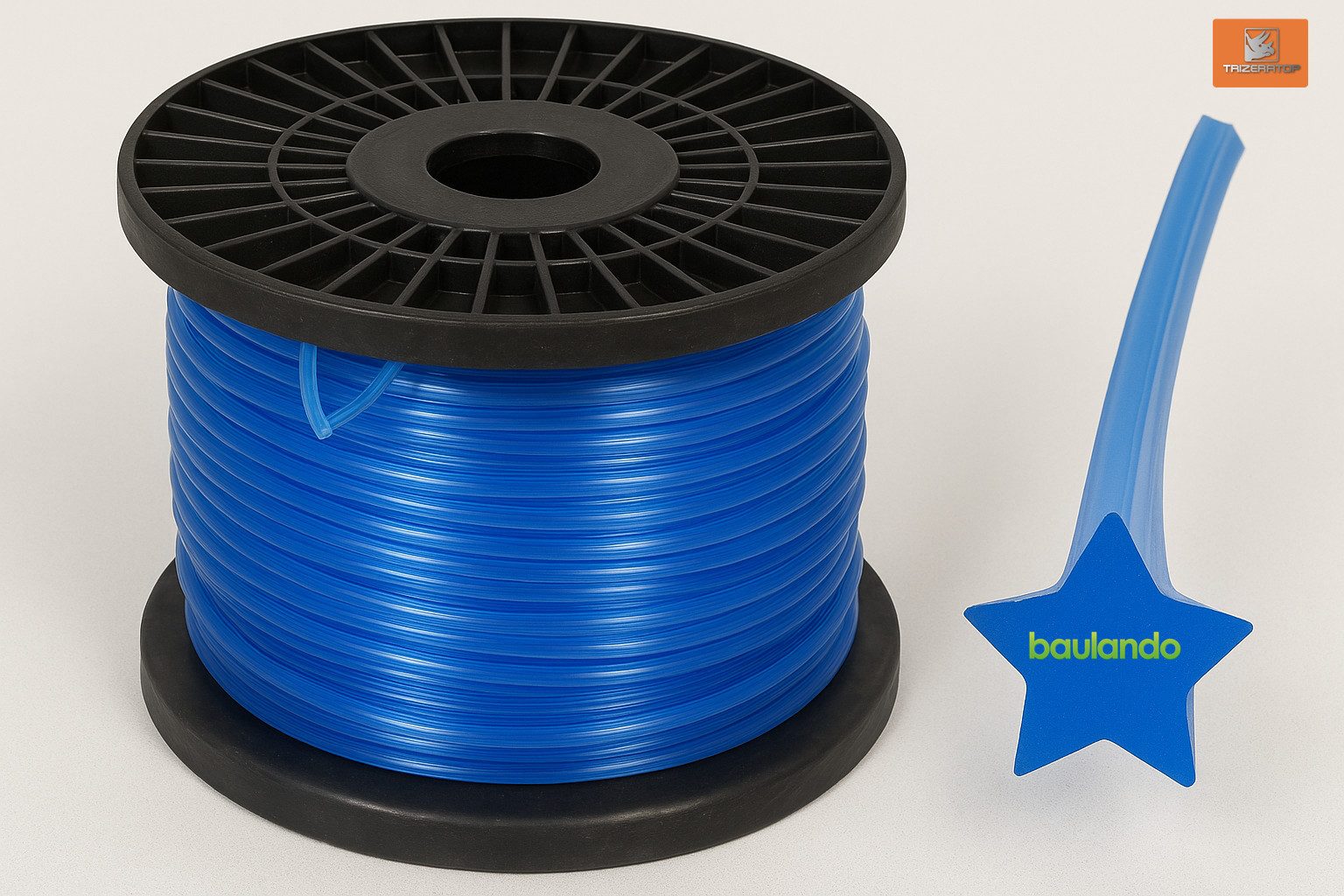 Produktbild von Forever Speed Trimmerfaden Twist 2,4 Mm X 100 M – Stahldraht-Freischneiderfaden Für Rasentrimmer