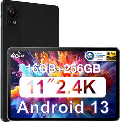 DOOGEE 16(6+10) GB RAM 8580mAh/10W Laden Tablet (11", 256 GB, Android 13, Ultimativer Begleiter für den digitalen Alltag)