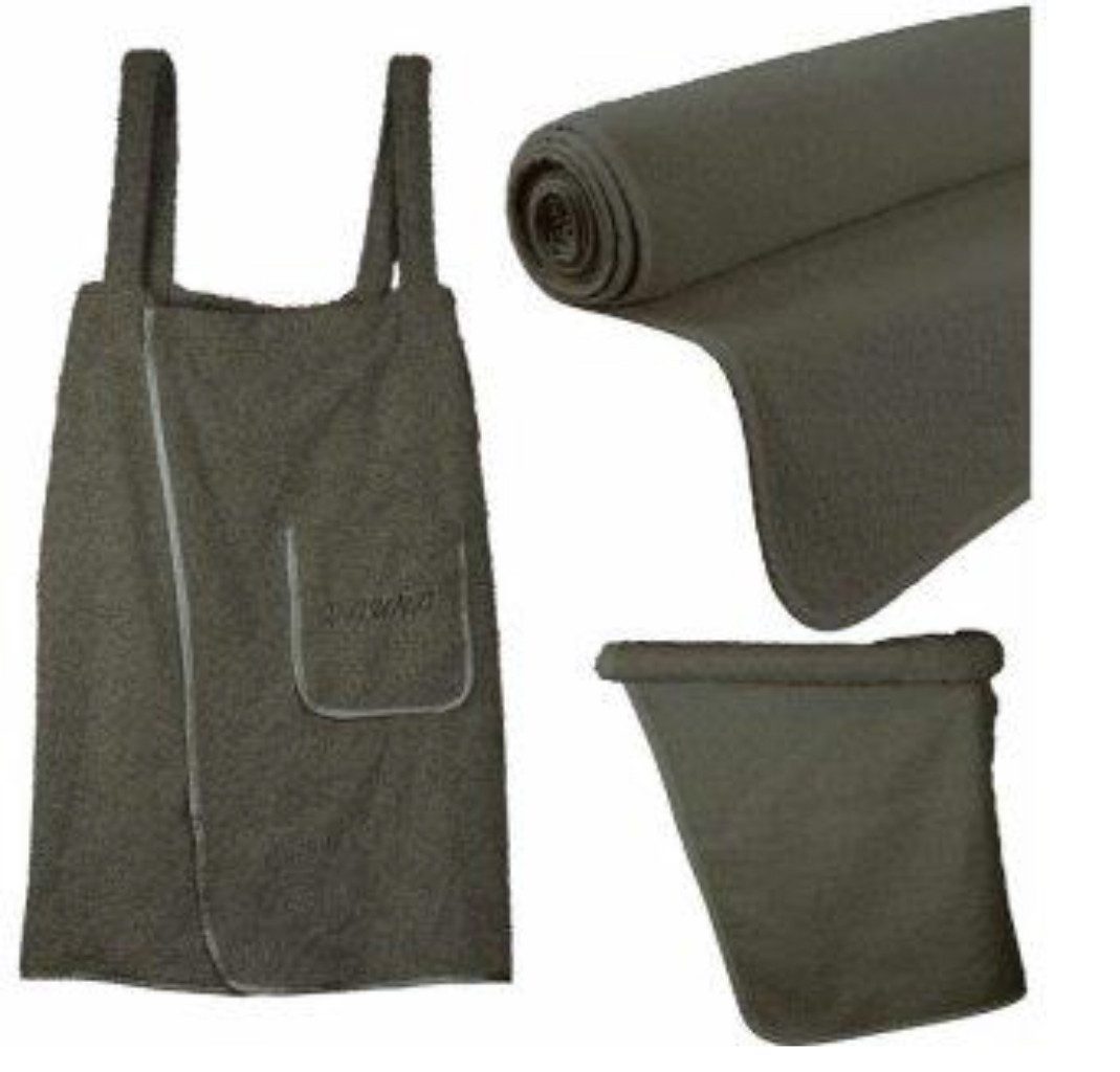 EXKLUSIV HEIMTEXTIL Saunatuch Sauna Set 3-Teilig Frottee Saunakilt Saunatuch Saunahandtuch, Frottee (Set, 3-St), Set