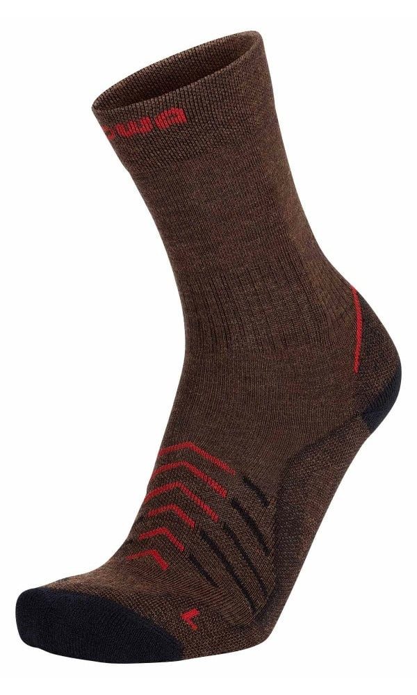 Lowa Wandersocken Crew Renegade (Merinowolle/Polyamid) mahagonibraun - 1 Pa günstig online kaufen