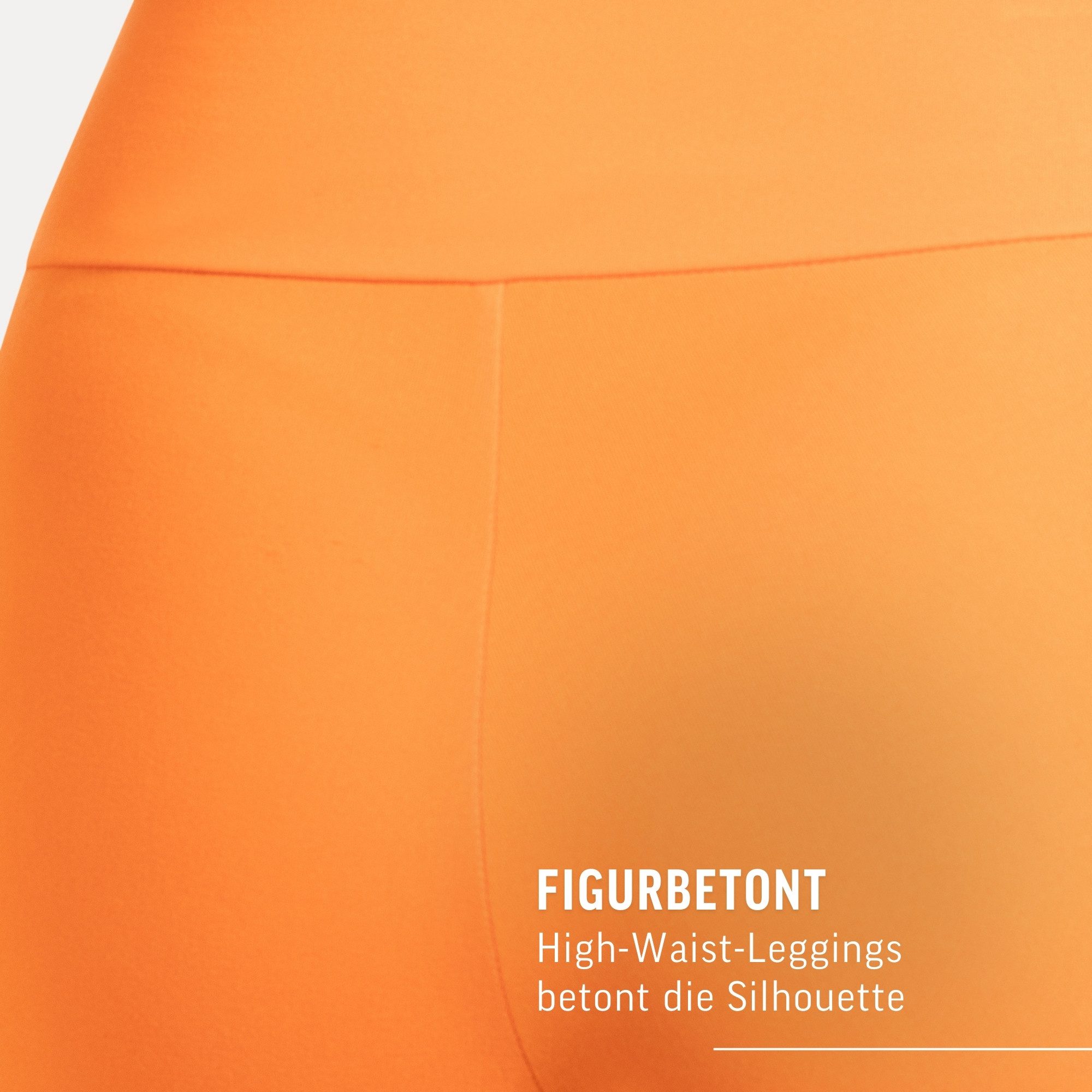 Leggings Kenna, Elastische Funktionsleggings mit 3D Rubber Print, Modern