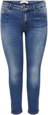 ONLY CARMAKOMA Skinny-fit-Jeans CARKARLA REG SK ANKLE ZIP JNS mit Reißverschluss am Beinabschluss