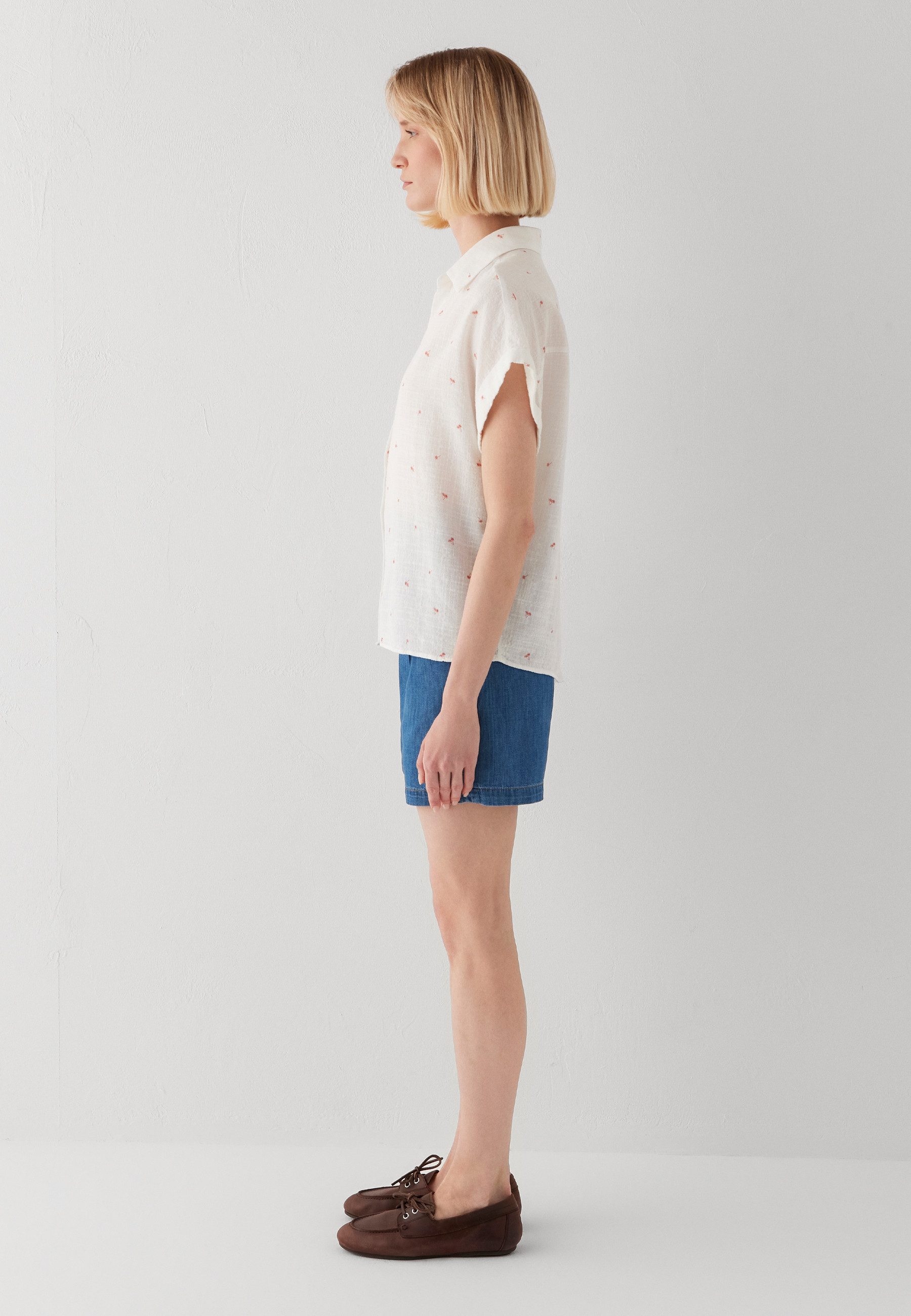 Mavi Klassische Bluse SHORT SLEEVE WOVEN SHIRT Bluse kurzarm