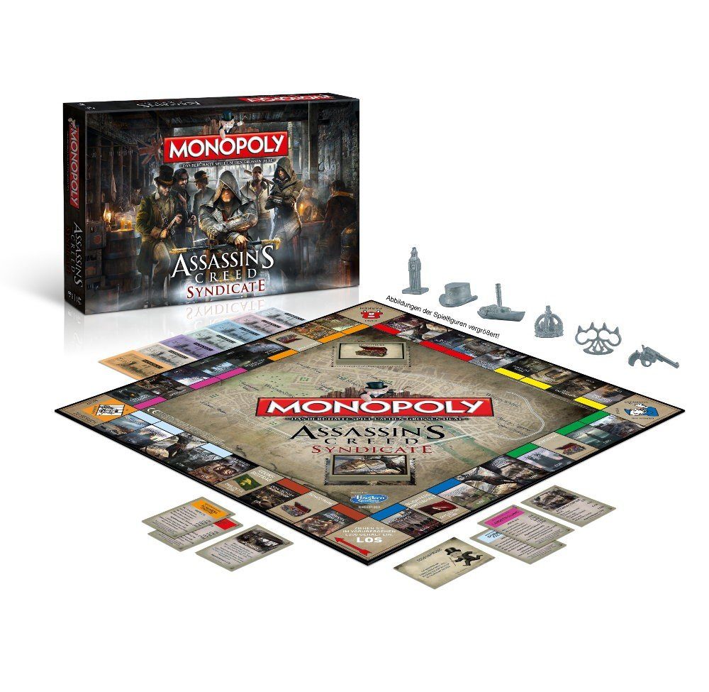 Winning den Spiel, Moves Buch Syndicate + Monopoly Brettspiel »In Assassin's Creed Animus«