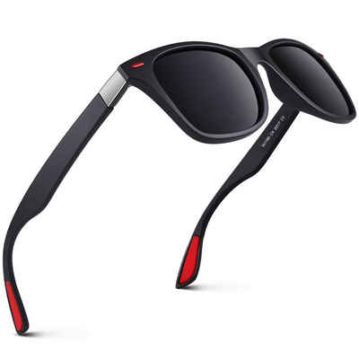 FIDDY Sonnenbrille Polarisierte Sonnenbrille Herren Damen Rechteck UV Schutz,Sonnenbrille (1-St)