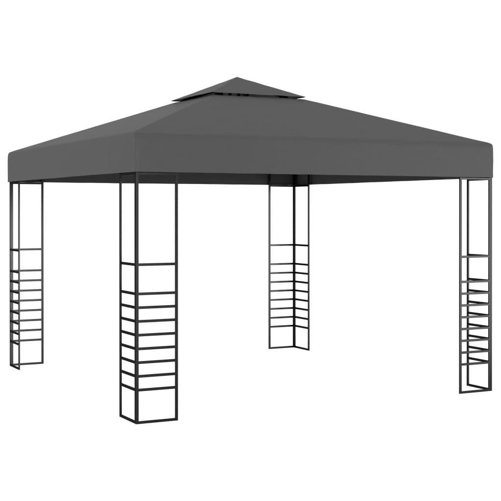 vidaXL Partyzelt Gartenpavillon 3×3 m Anthrazit