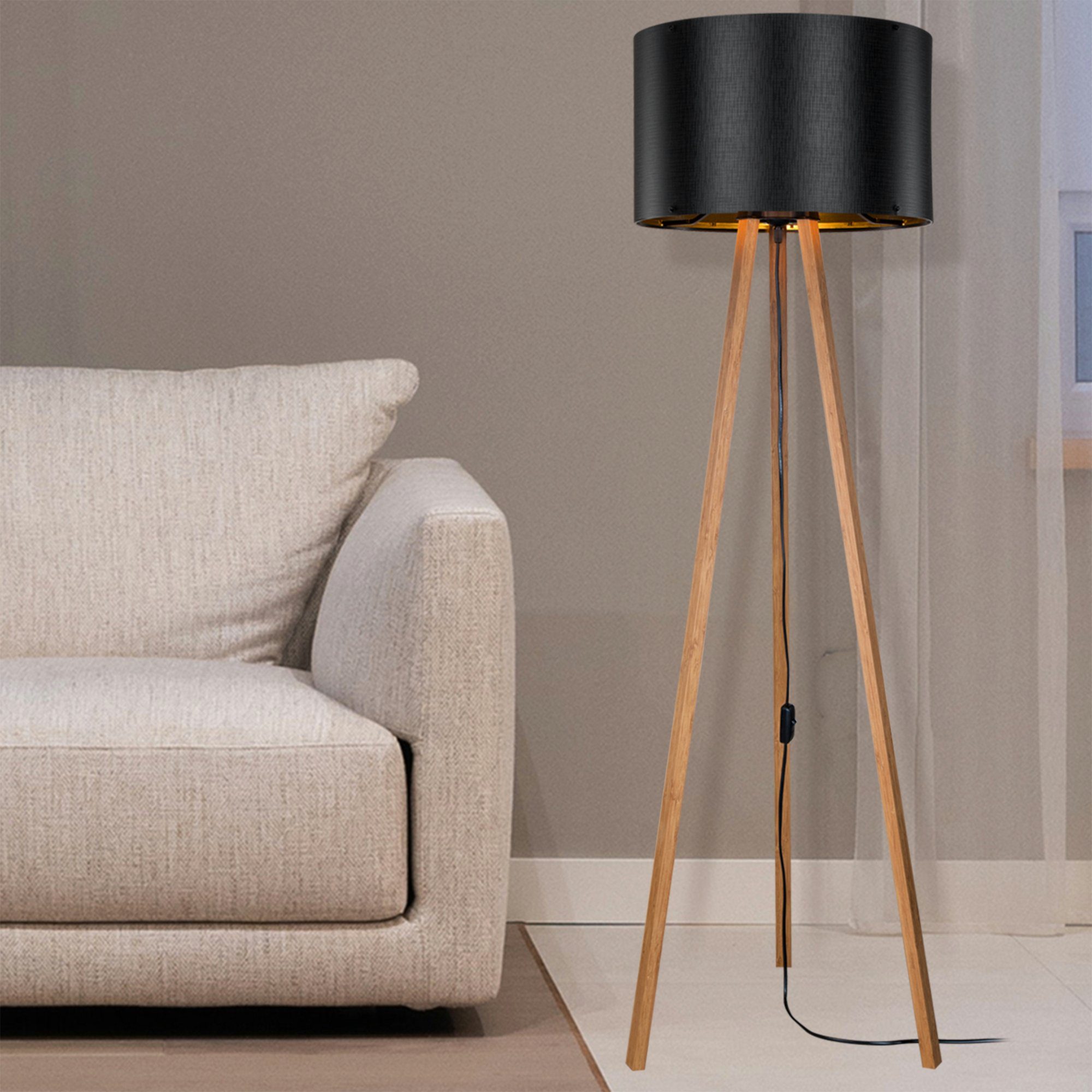 lux.pro Stehlampe, ohne Leuchtmittel, »Keynes« Standleuchte günstig online kaufen