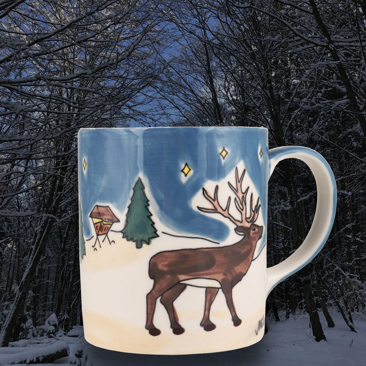 Mila Becher Mila Keramik-Becher Rotwild, ca. 250 ml, Keramik