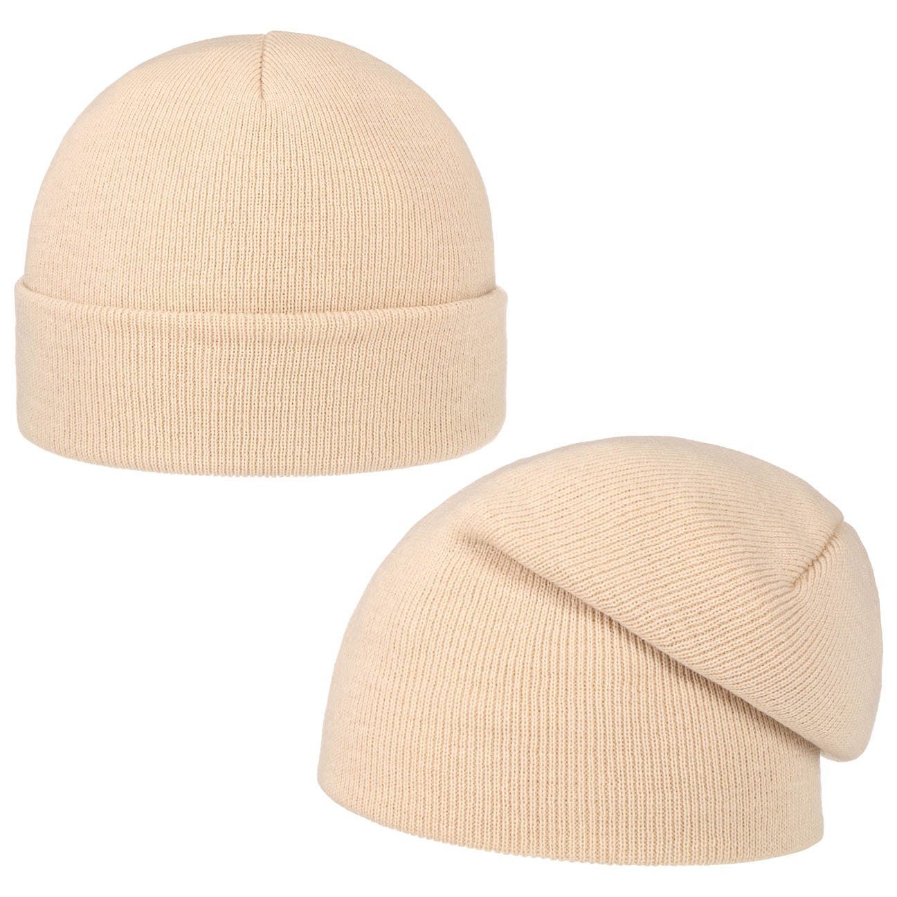 Umschlag mit Beanie (1-St) beige Atlantis Mützen