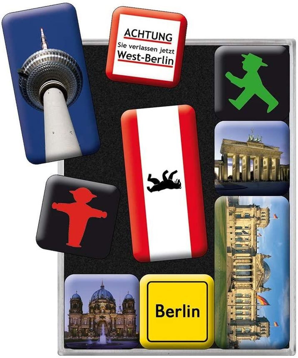 Nostalgic-Art Magnet 9tlg. Magnetset - Berlin Ampelmann