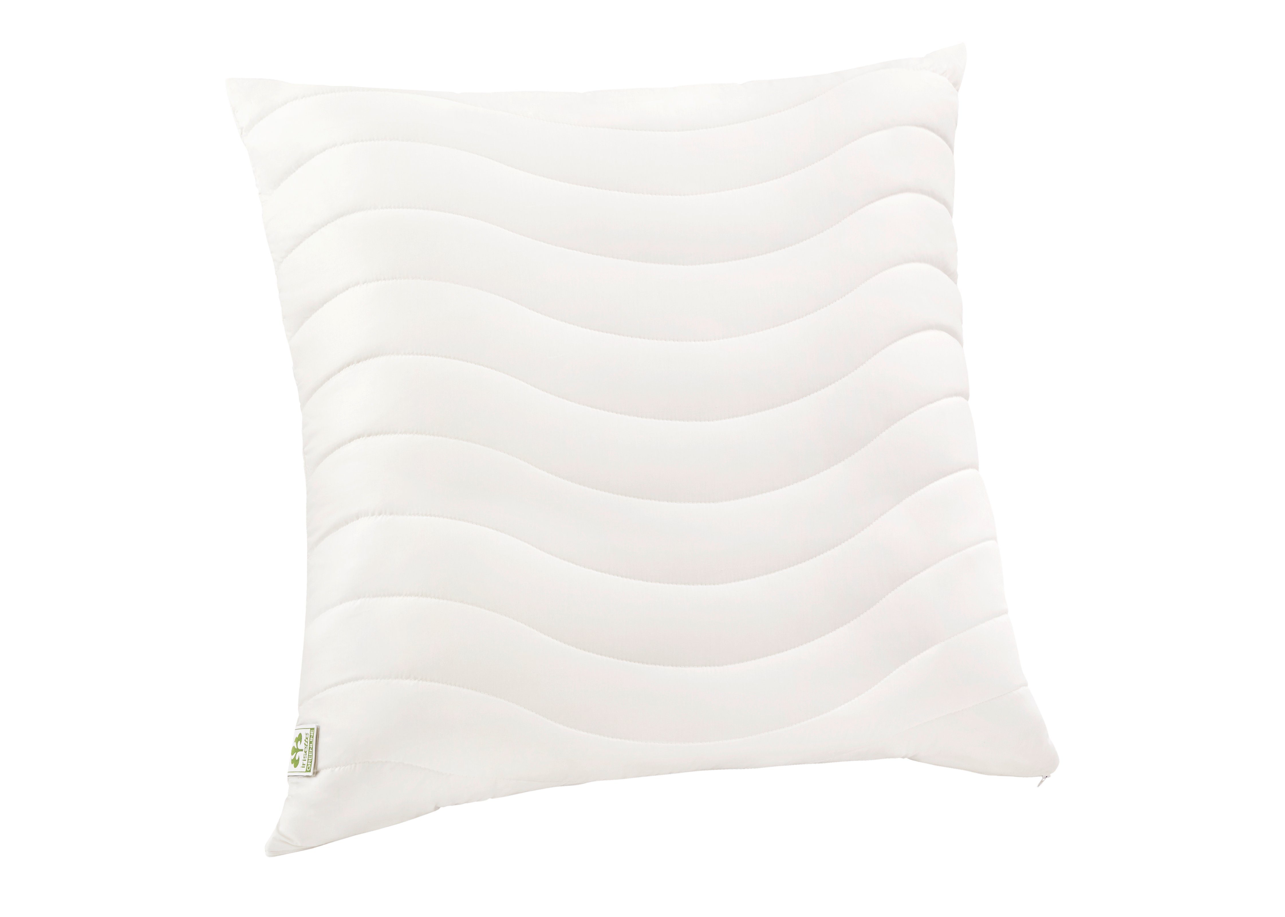 irisette GREENLINE Подушки Подушки Irisette Greenline Megafil® Bio, Füllung: 100 % Polyester – Megafil® Bio-Faser (Hohlfaserkugeln), Bezug: hautsympathisch, Seitenschläfer, Rückenschläfer, Bauchschläfer, waschbar bis 60°C, allergikergeeignet, umweltbewusste Schläfer