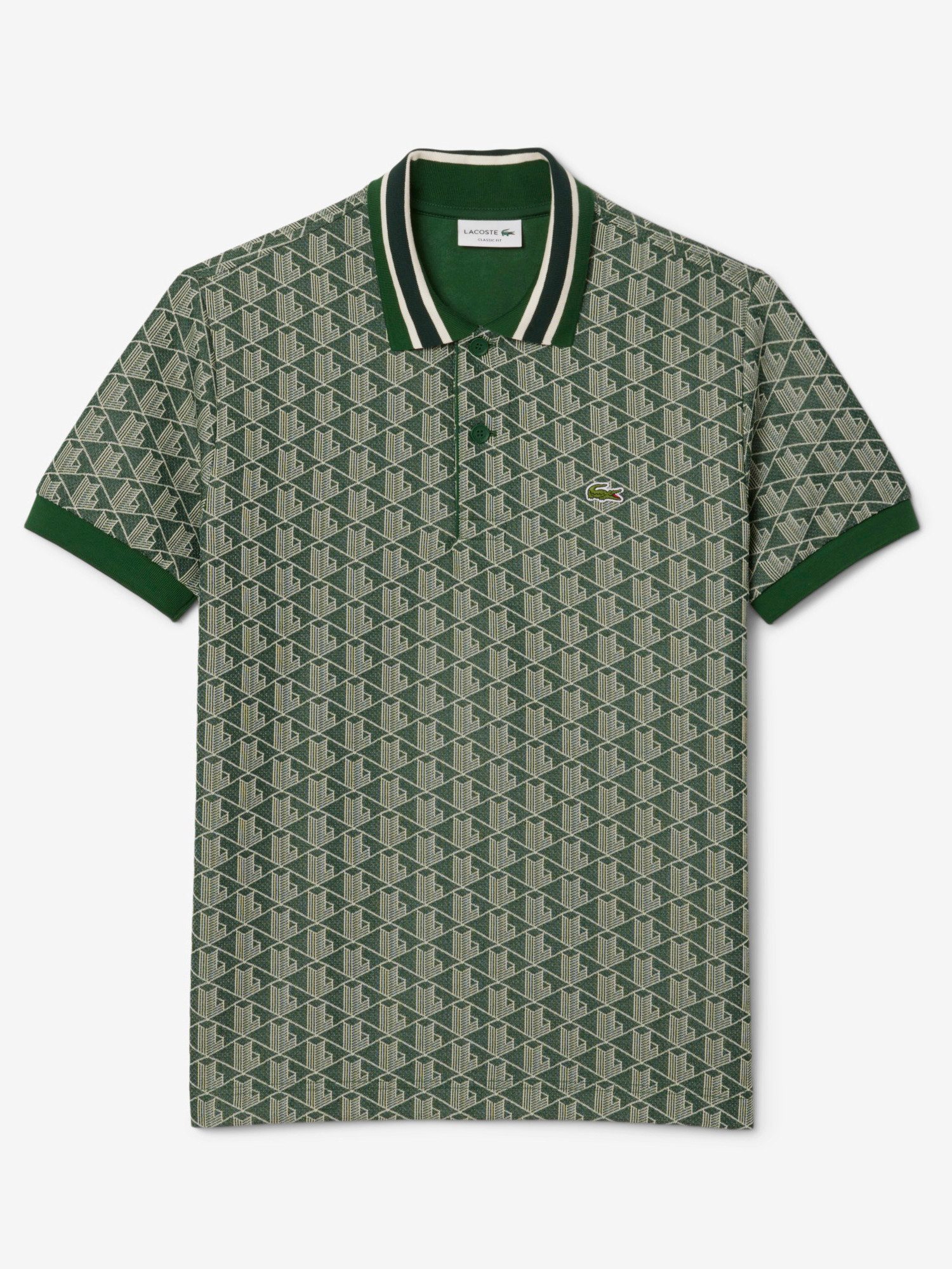 Lacoste Poloshirt Lacoste Classic Fit Monogramm günstig online kaufen
