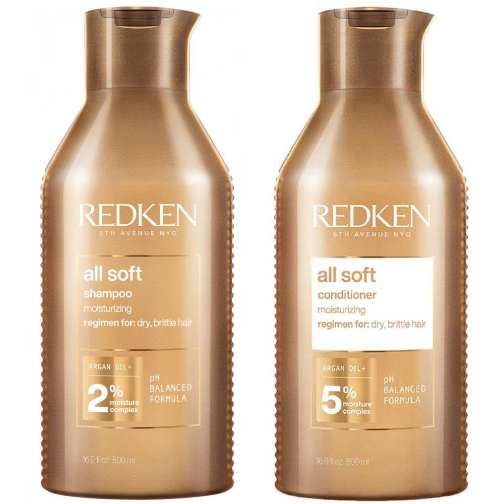 Redken Haarpflege-Set Soft Conditioner All Set ml Shampoo + 500 500 ml