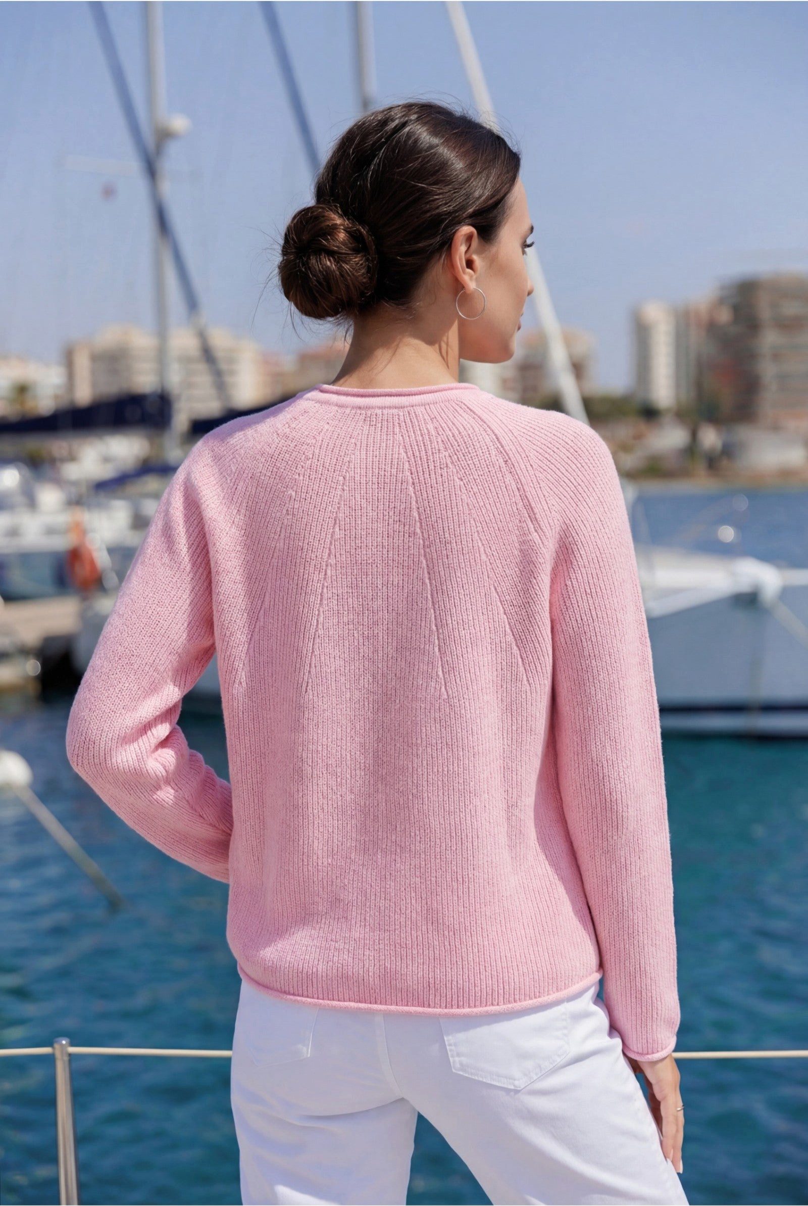 Zaubermond Strickpullover Strickpullover mit diagonalen Strickelementen, Ra günstig online kaufen