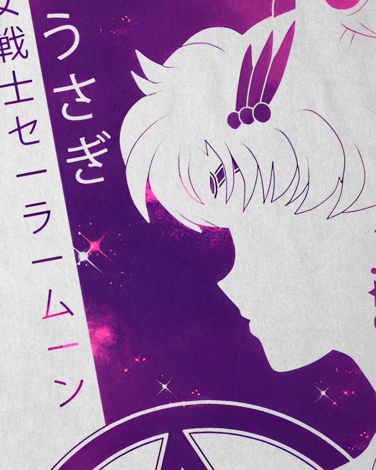Tsukino manga Kinder Bunny cosplay sailor Print-Shirt anime T-Shirt crystal style3 moon