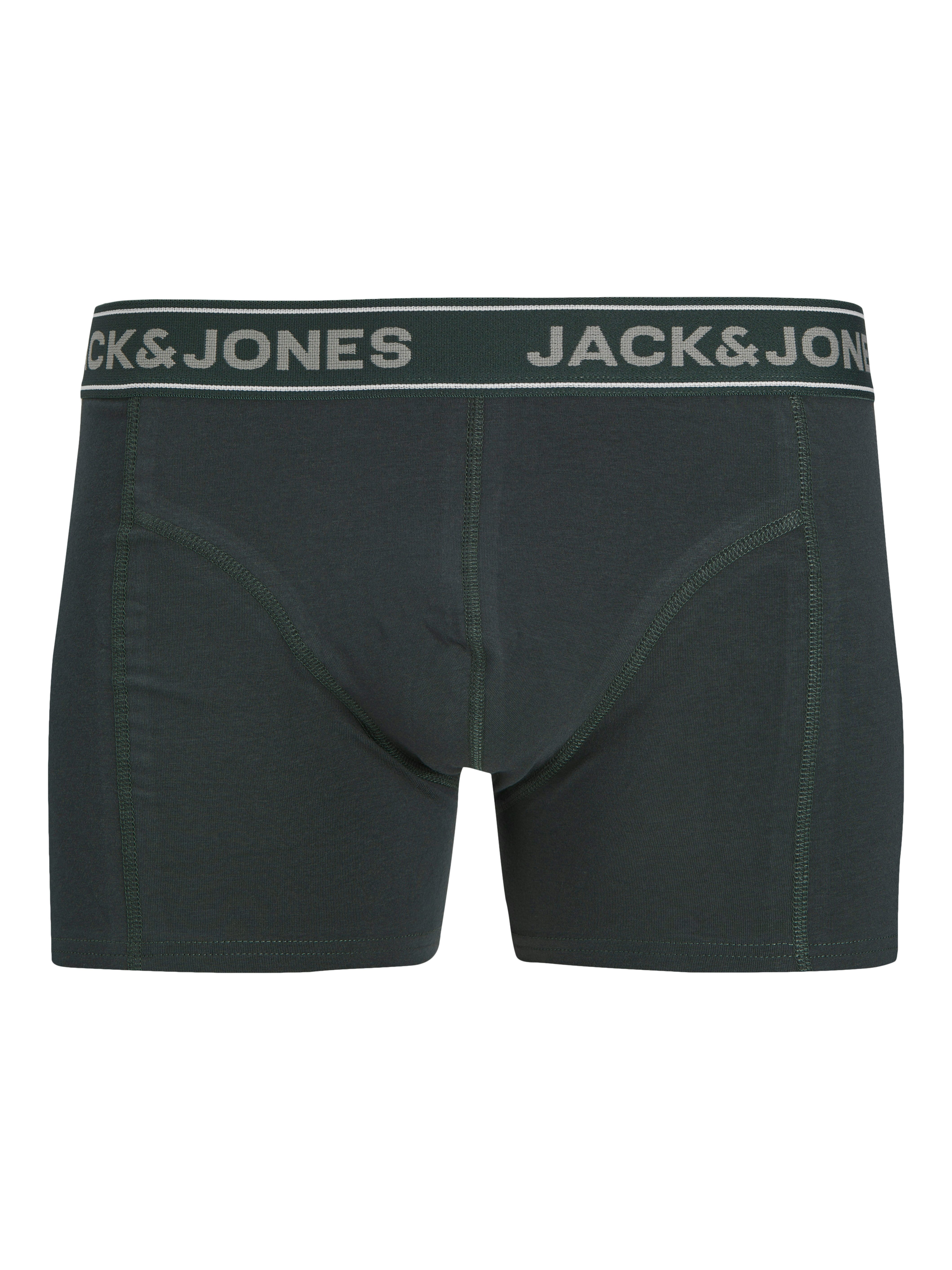Jack & Jones Trunk JACBLACK – Boxershorts mit Stretch, Jersey und mittlerer Taille (Packung, 3-St) unifarben, modisch, regular fit, Jersey