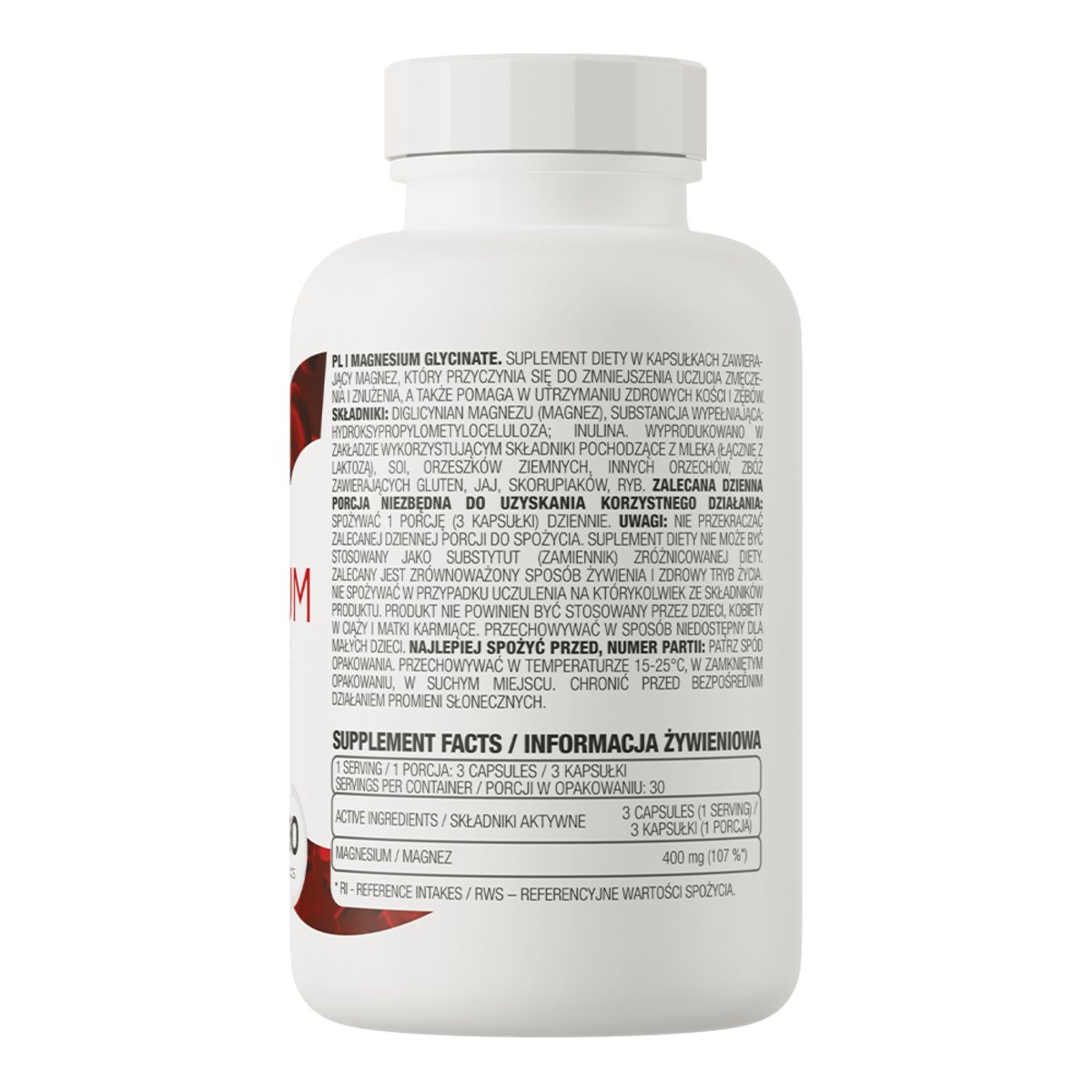 OstroVit Ostrovit Magnesium Glycinat 90 Kapseln, 90 St.