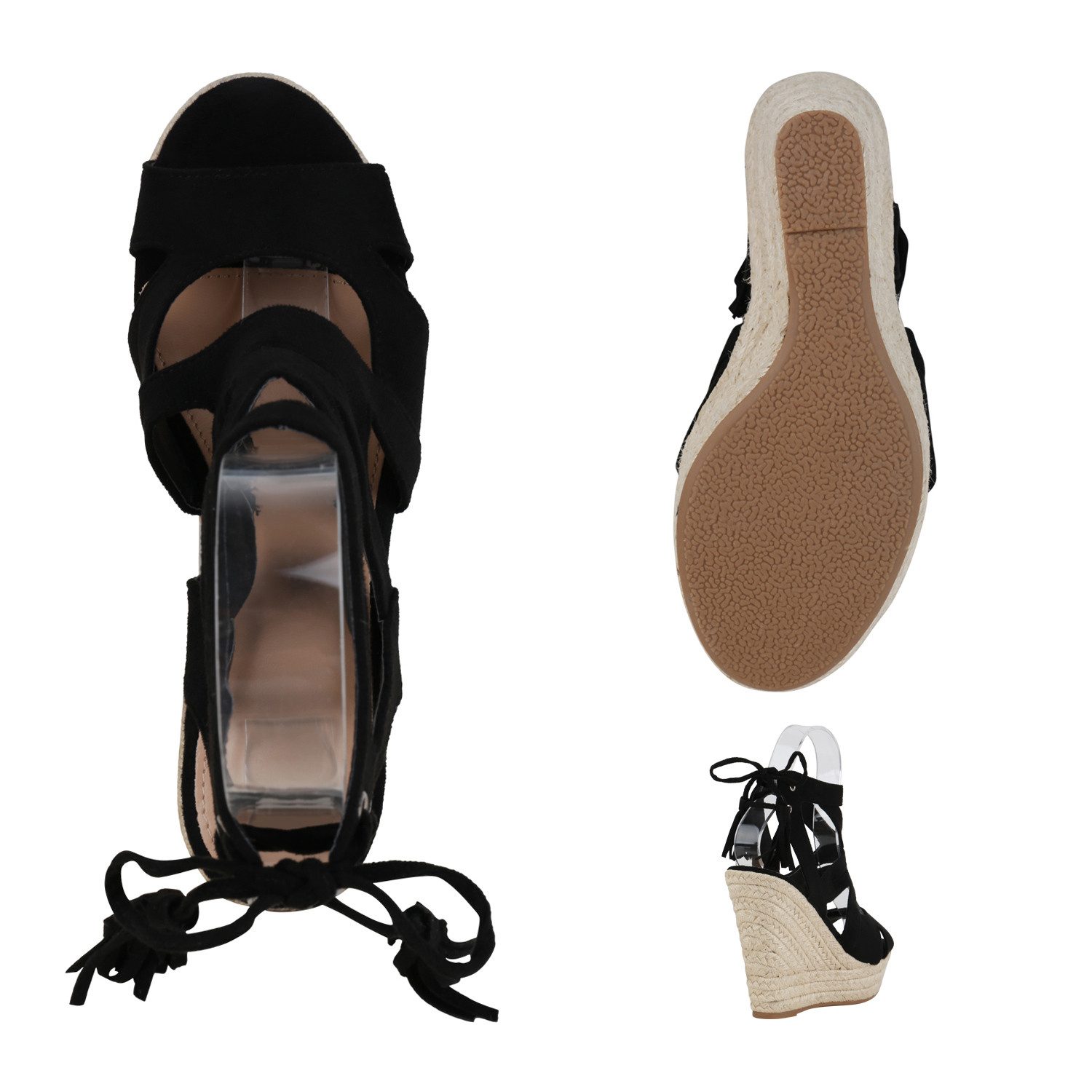 VAN HILL 816039 Keilsandalette Schuhe