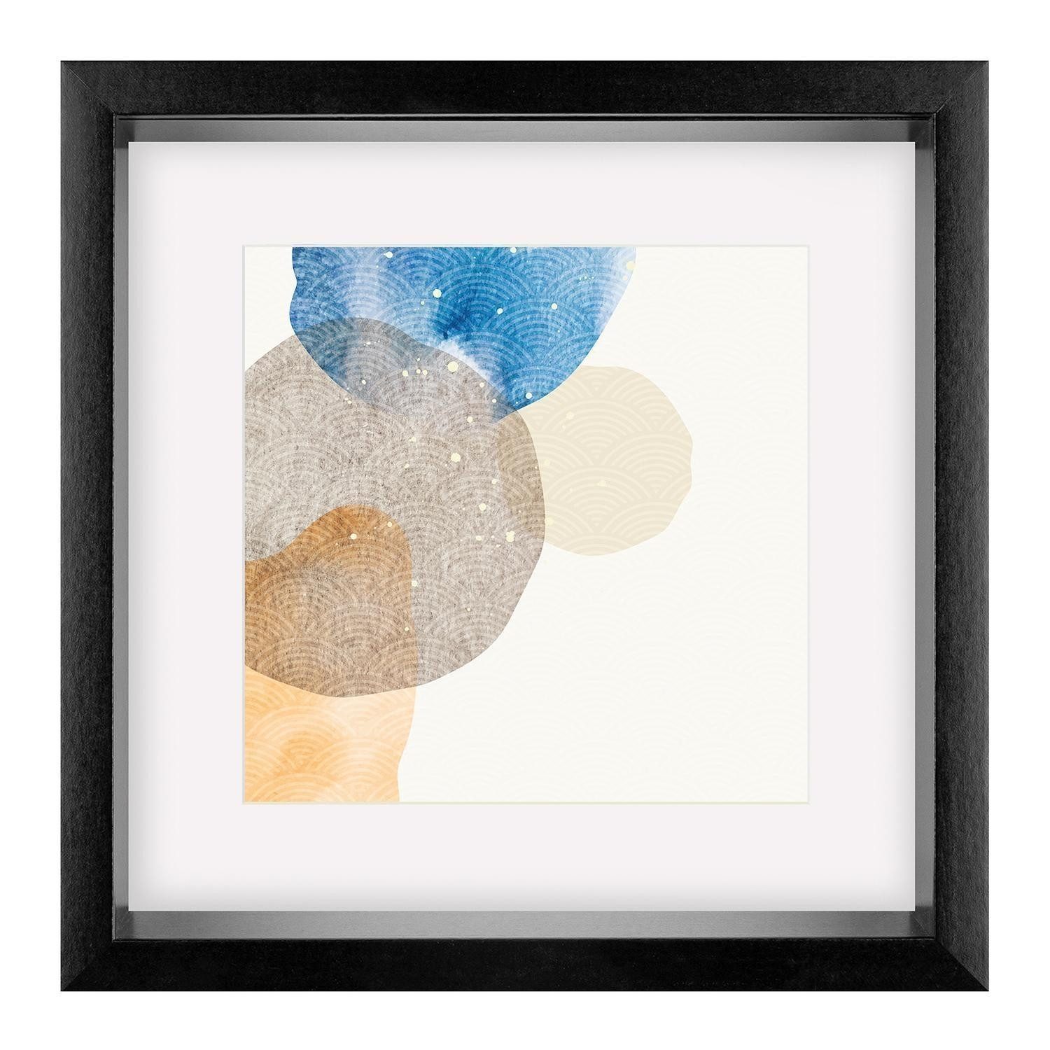 Walther Design Bilderrahmen SHEP, 40 x 40 cm, MDF, Kunstglas, Schwarz, für 1 Bilder, Ösen für Hoch-und Querformataufhängung