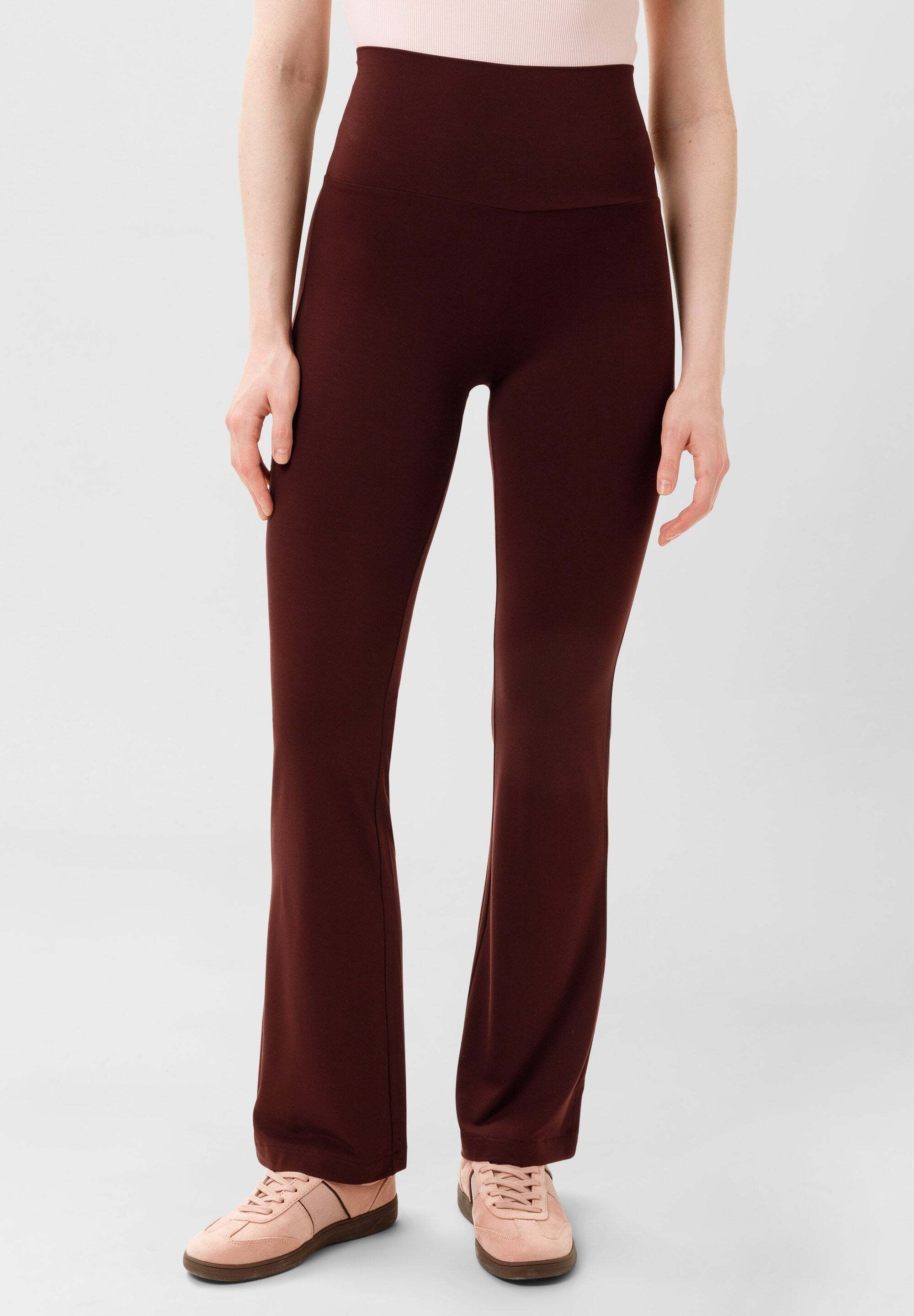 SNOCKS Highwaist Leggings Les Lunes by SNOCKS Schlaghose - BELLE (1-tlg) mit hohem, elastischem Taillenbund und ausgestelltem Bein