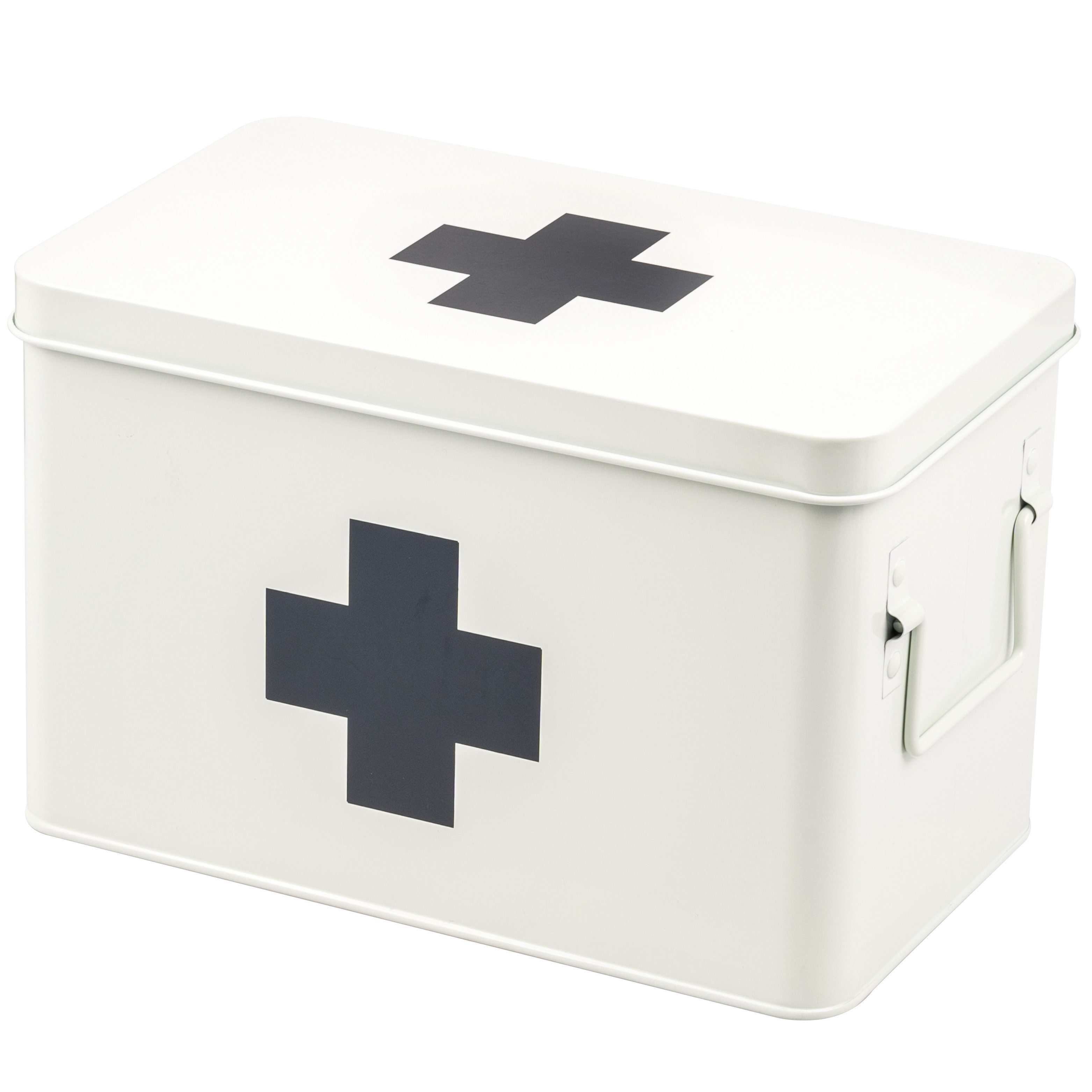 eluno Medizinschrank mit herausnehmbarem Tablett und 5 Fächern, Metall günstig online kaufen