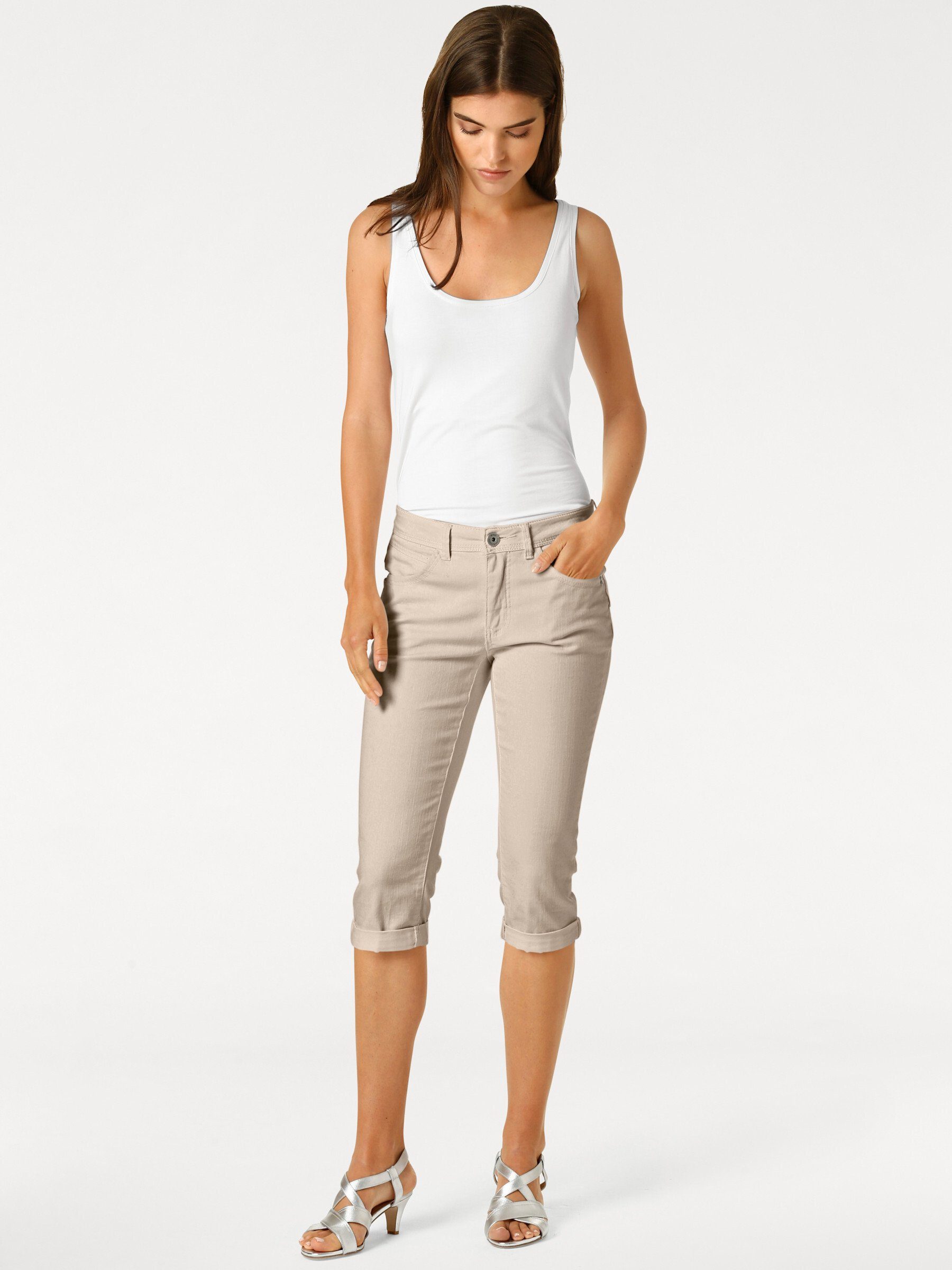 heine Jerseyhose Bauchweg-Hose leicht vertieft – Bild 4 von 5