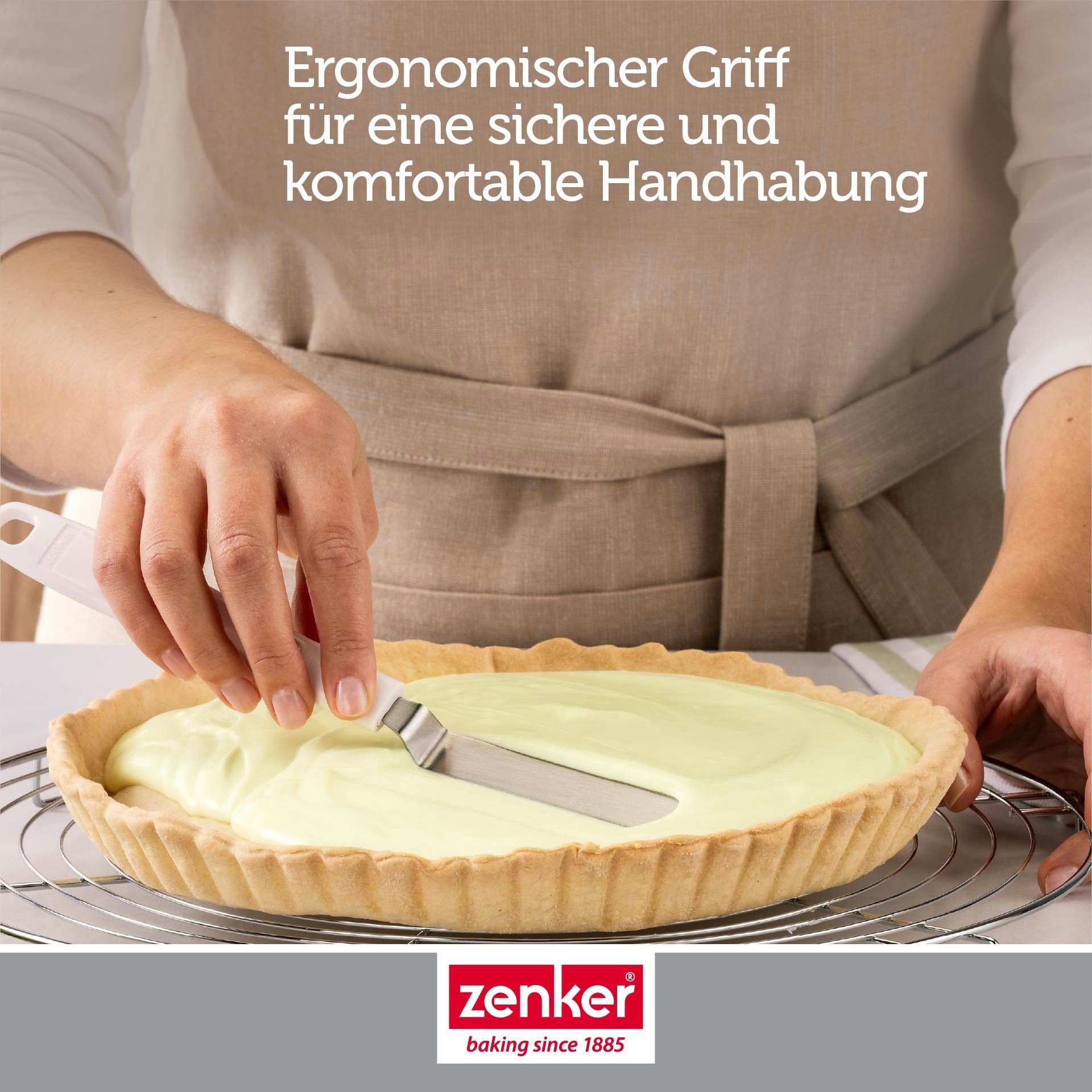 Zenker Teigspachtel Dekorierspatel, Tortenspachtel, Kuchenstreicher, Cremeverteiler – Bild 4 von 5