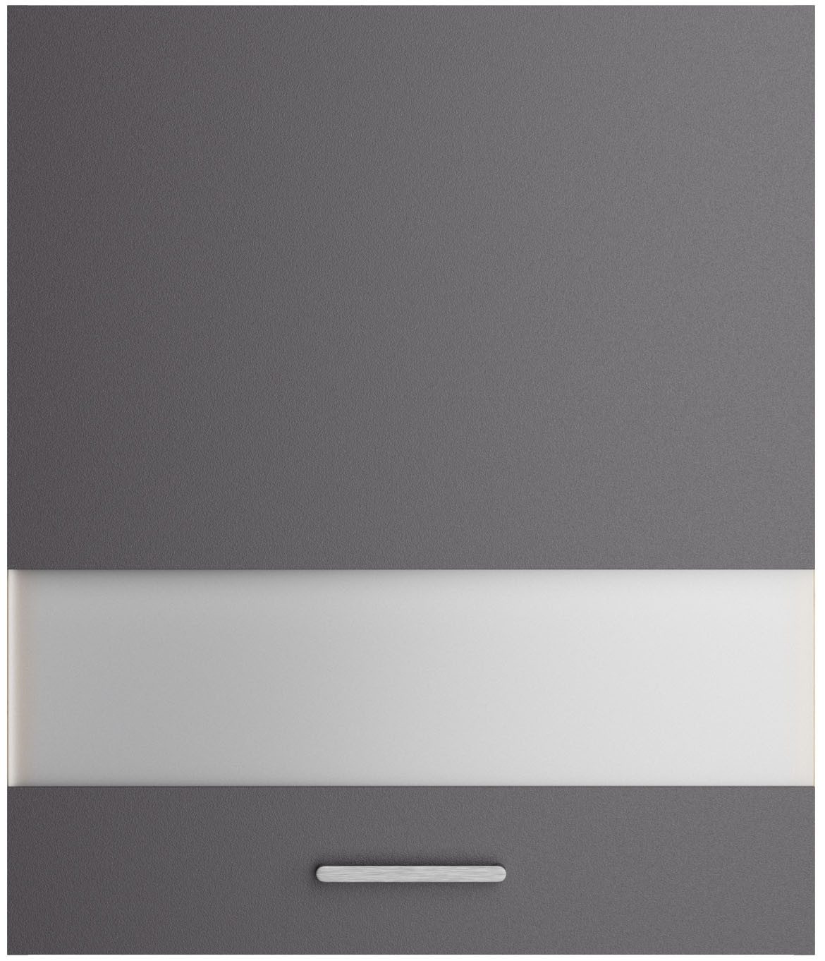 KOCHSTATION Hängeschrank KS-Lucy Breite 60 cm, mit 1 Segmentglastür, 2 Einlegeböden, Soft-Close