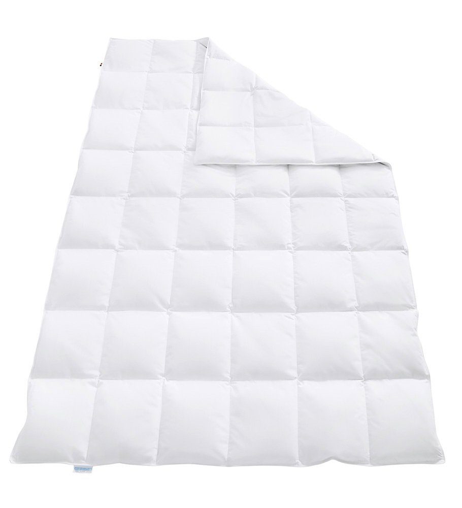 REGINA HOME SLEEP LIVING EST. 1967 Daunenbettdecke, Füllung: 90% Daunen 10% Federn der Klasse 1, Bezug: 100% Baumwolle, allergikergeeignet, Made in Germany, Oeko-Tex 100 zertifiziert