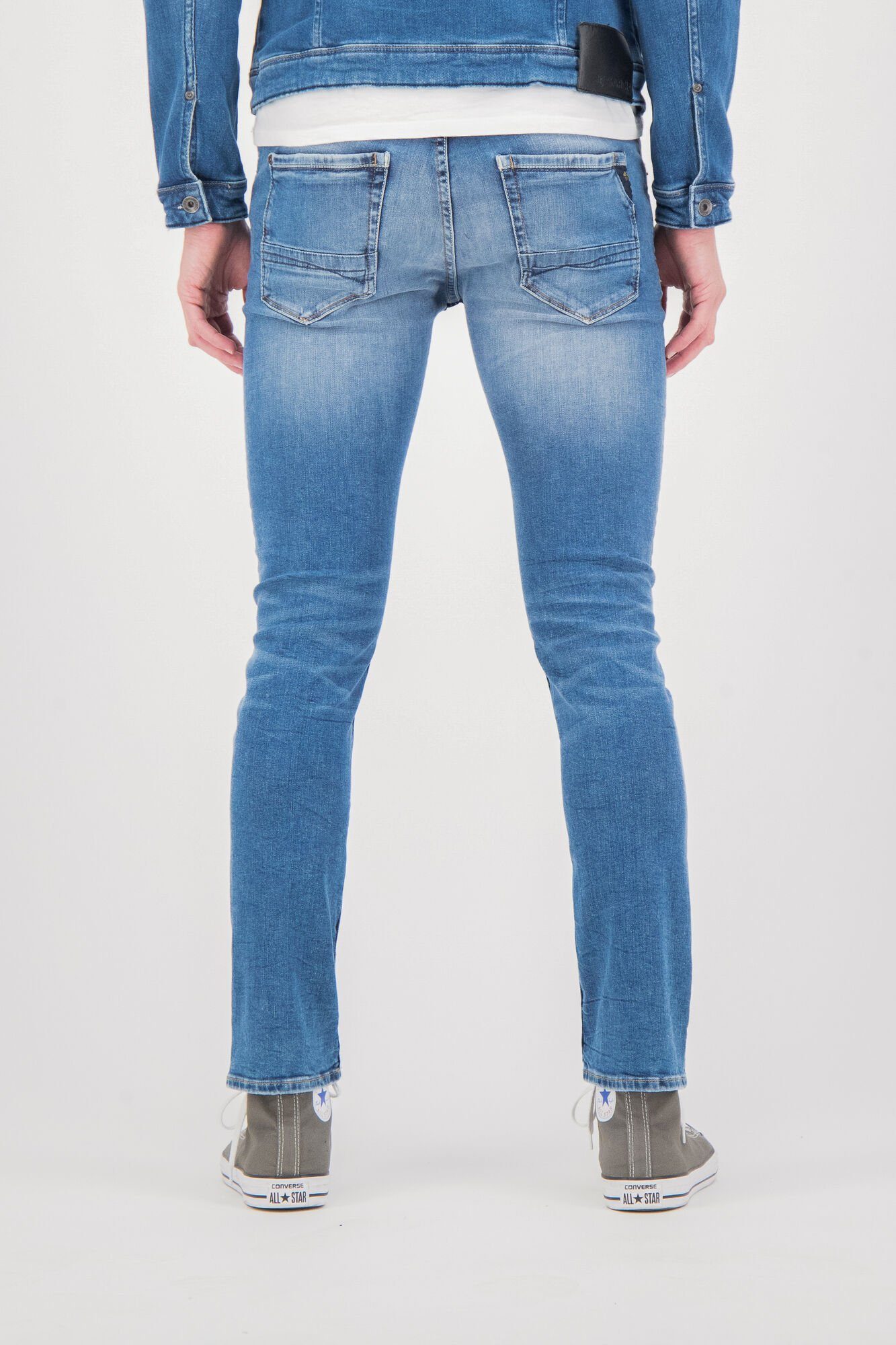 GARCIA JEANS 5-Pocket-Jeans GARCIA SAVIO blue vintage used 630.5763 - Motion Denim