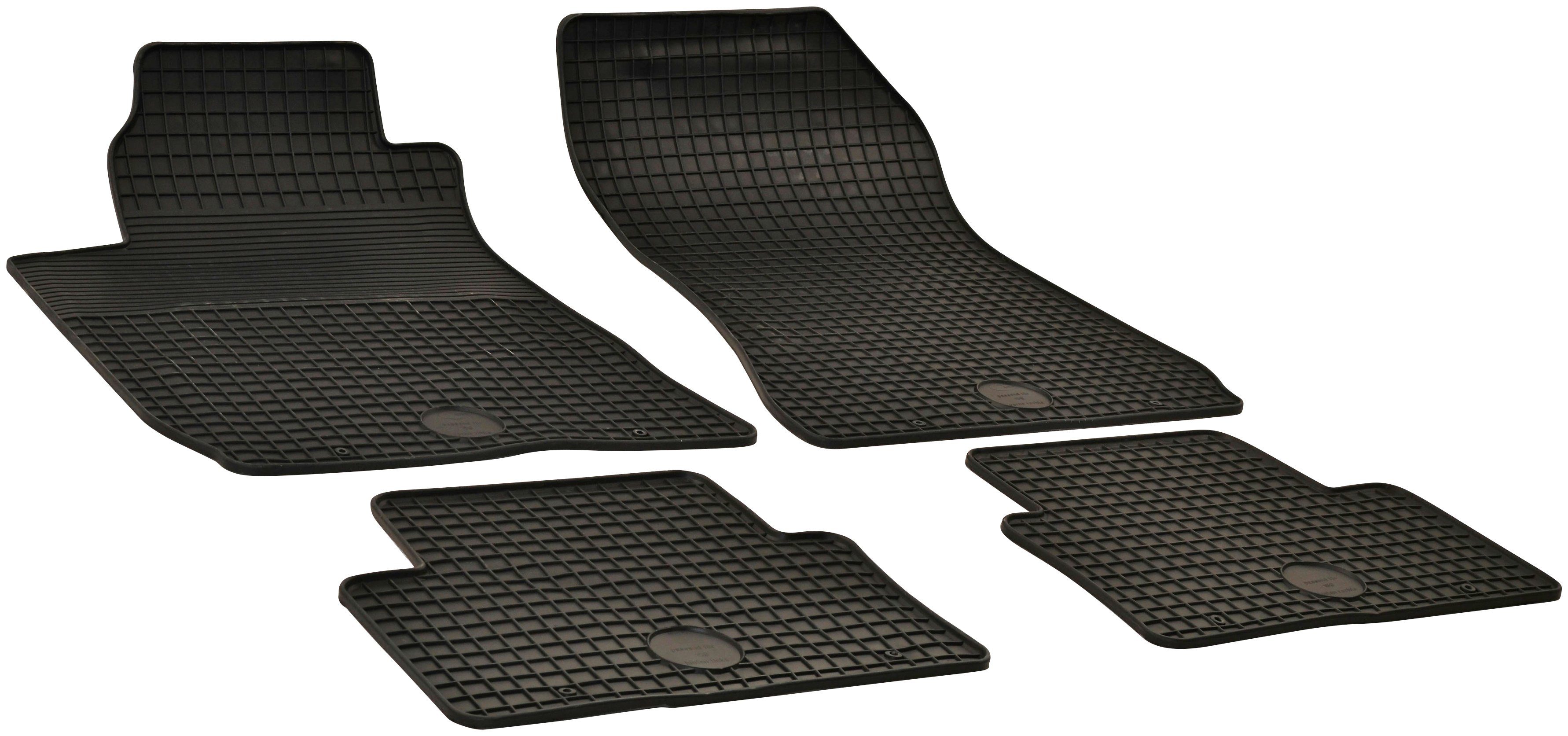 WALSER Passform-Fußmatten (4 St), für Alfa Romeo 159 Kombi, Stufenheck, für Alfa Romeo 159 06/2005-12/2012