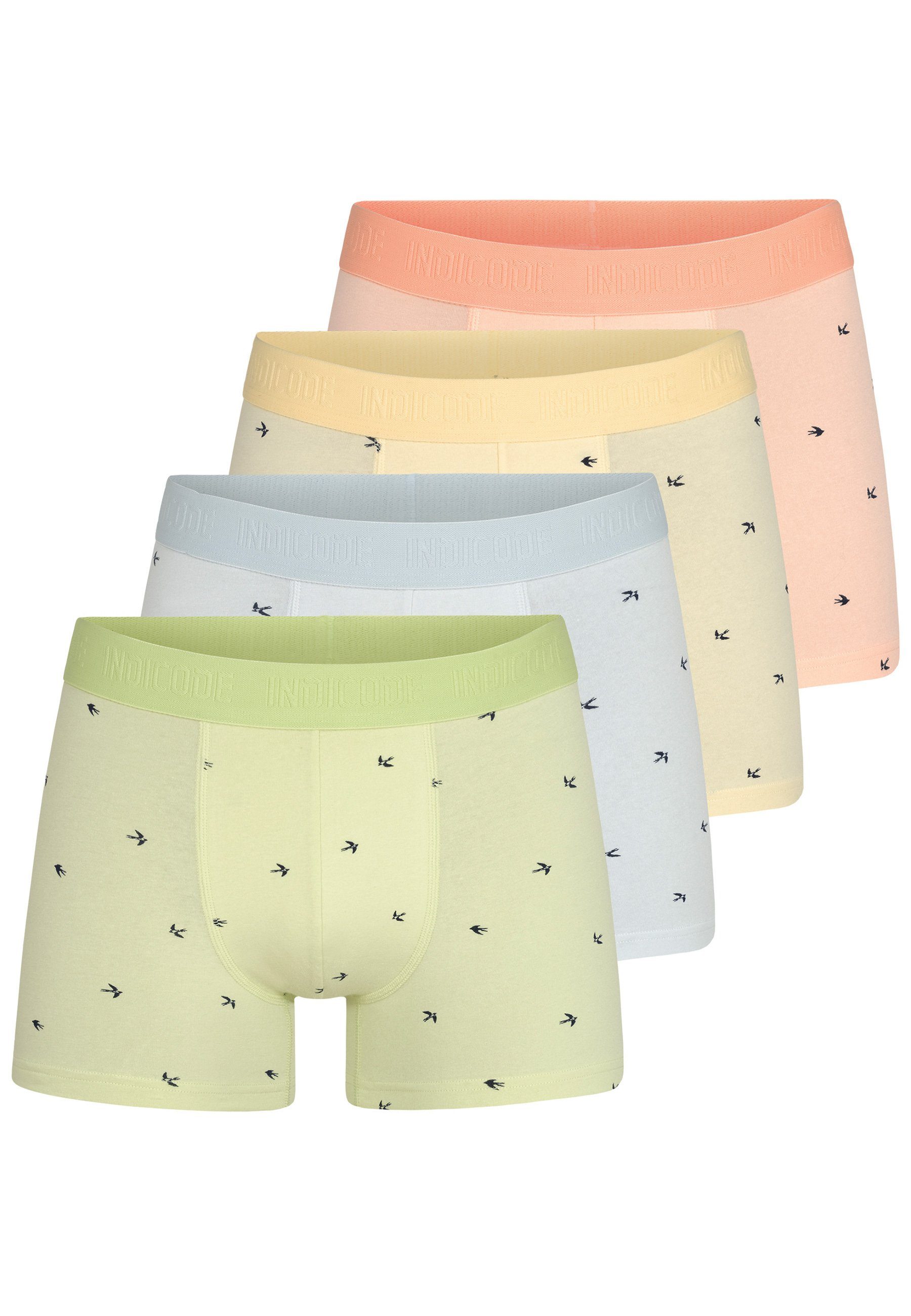 Peach/Green Matthesen Boxershorts Indicode