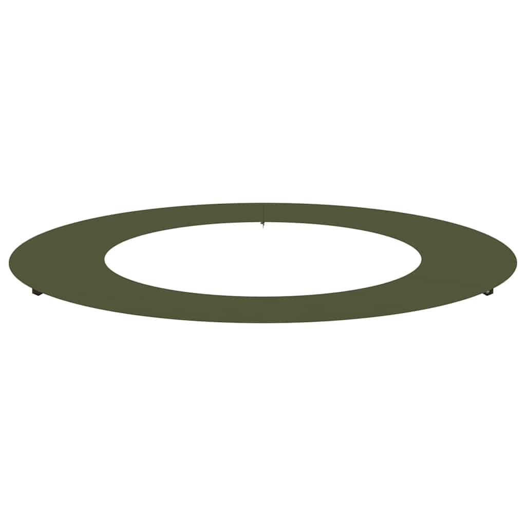 vidaXL Blumentopf Flacher Baumring Olivgrün Ø50 günstig online kaufen