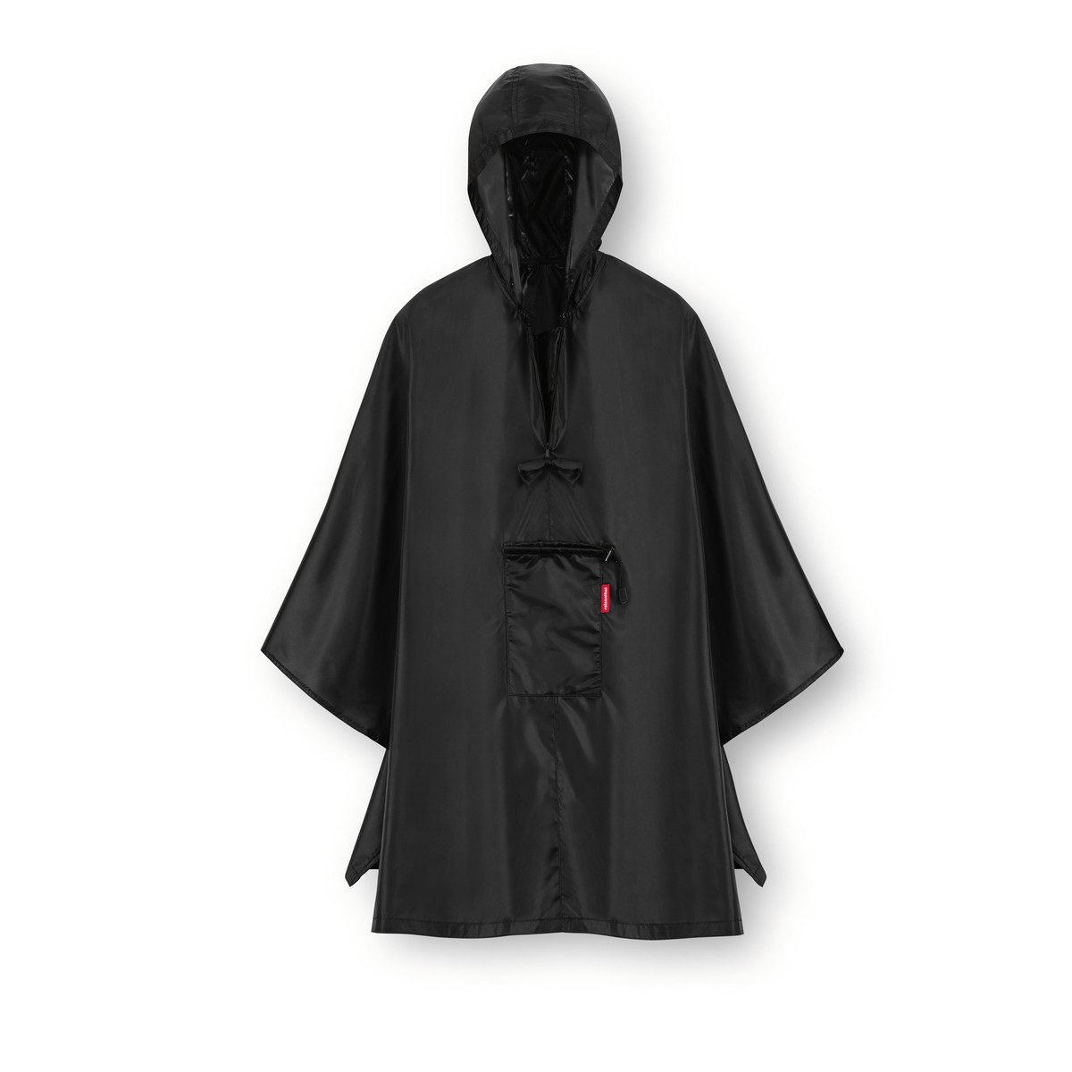 Regenponcho mini maxi poncho black